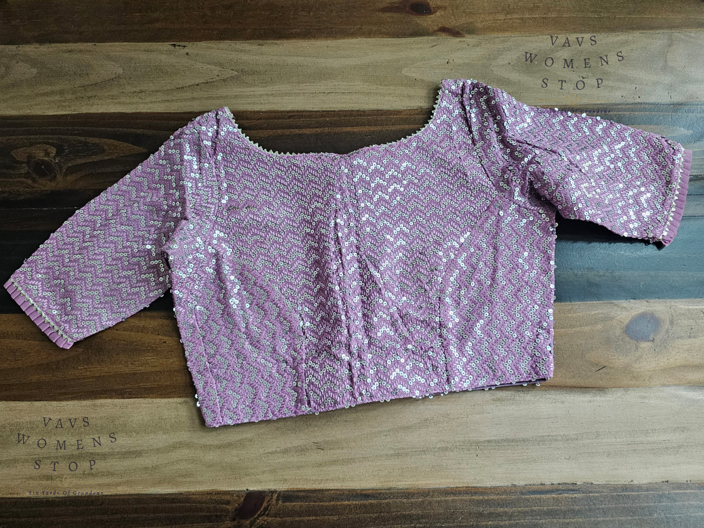 Georgette Sequins Blouse