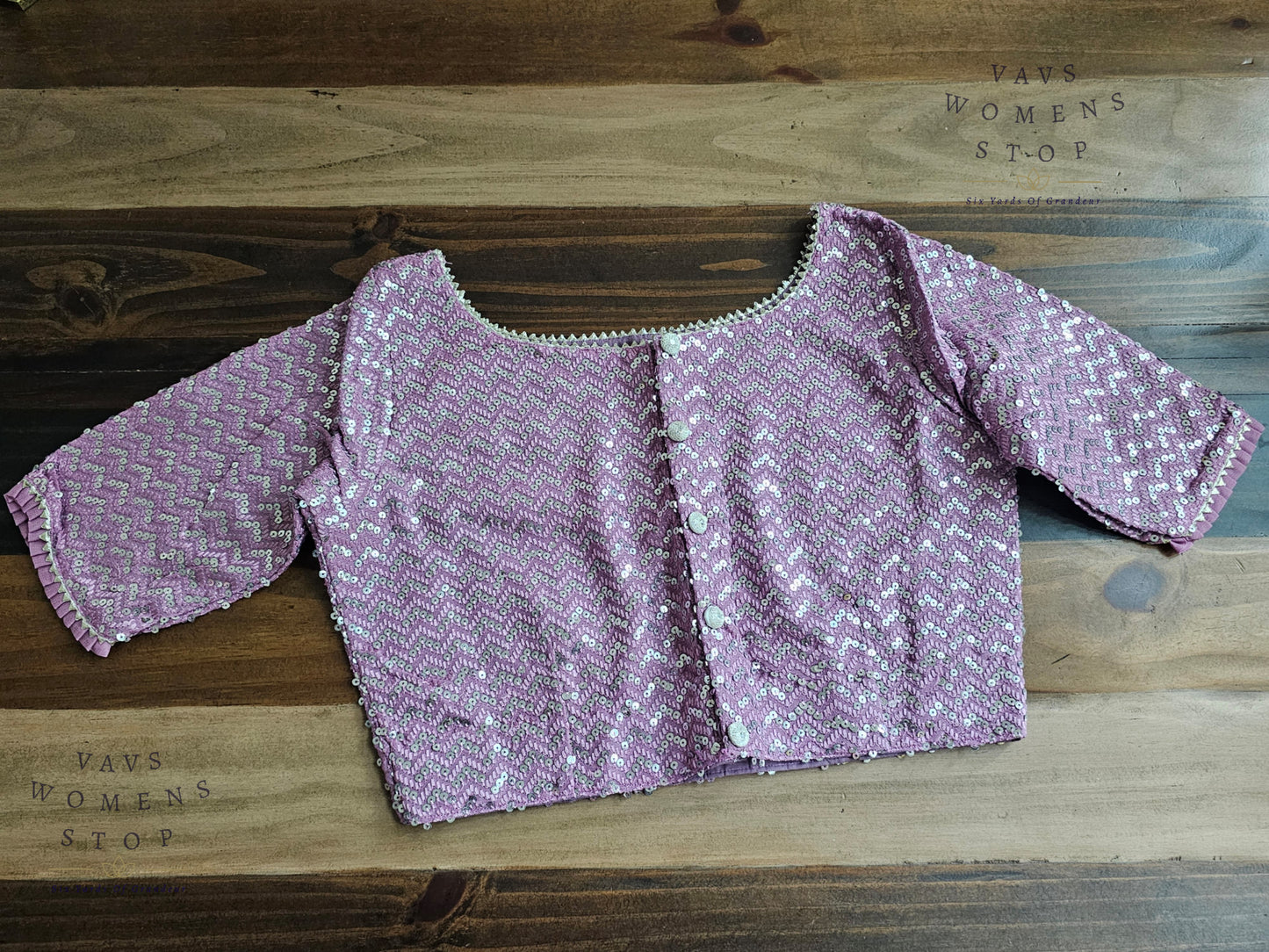 Georgette Sequins Blouse