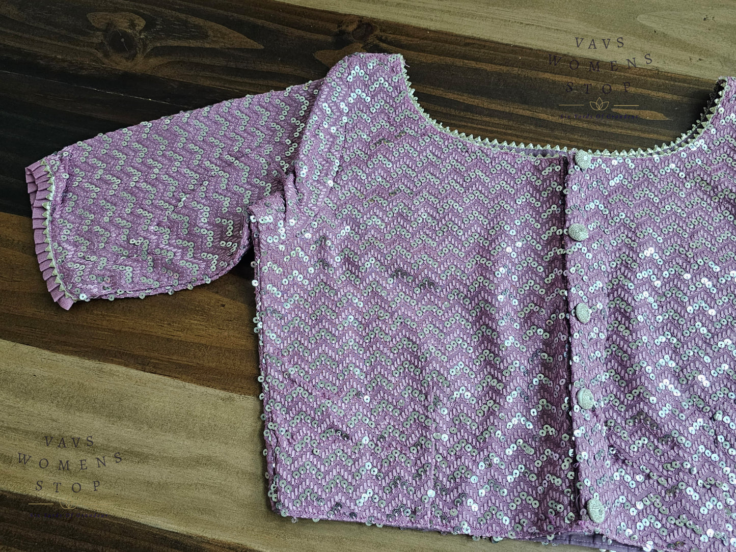 Georgette Sequins Blouse