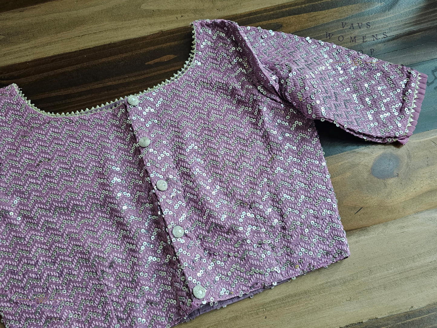 Georgette Sequins Blouse