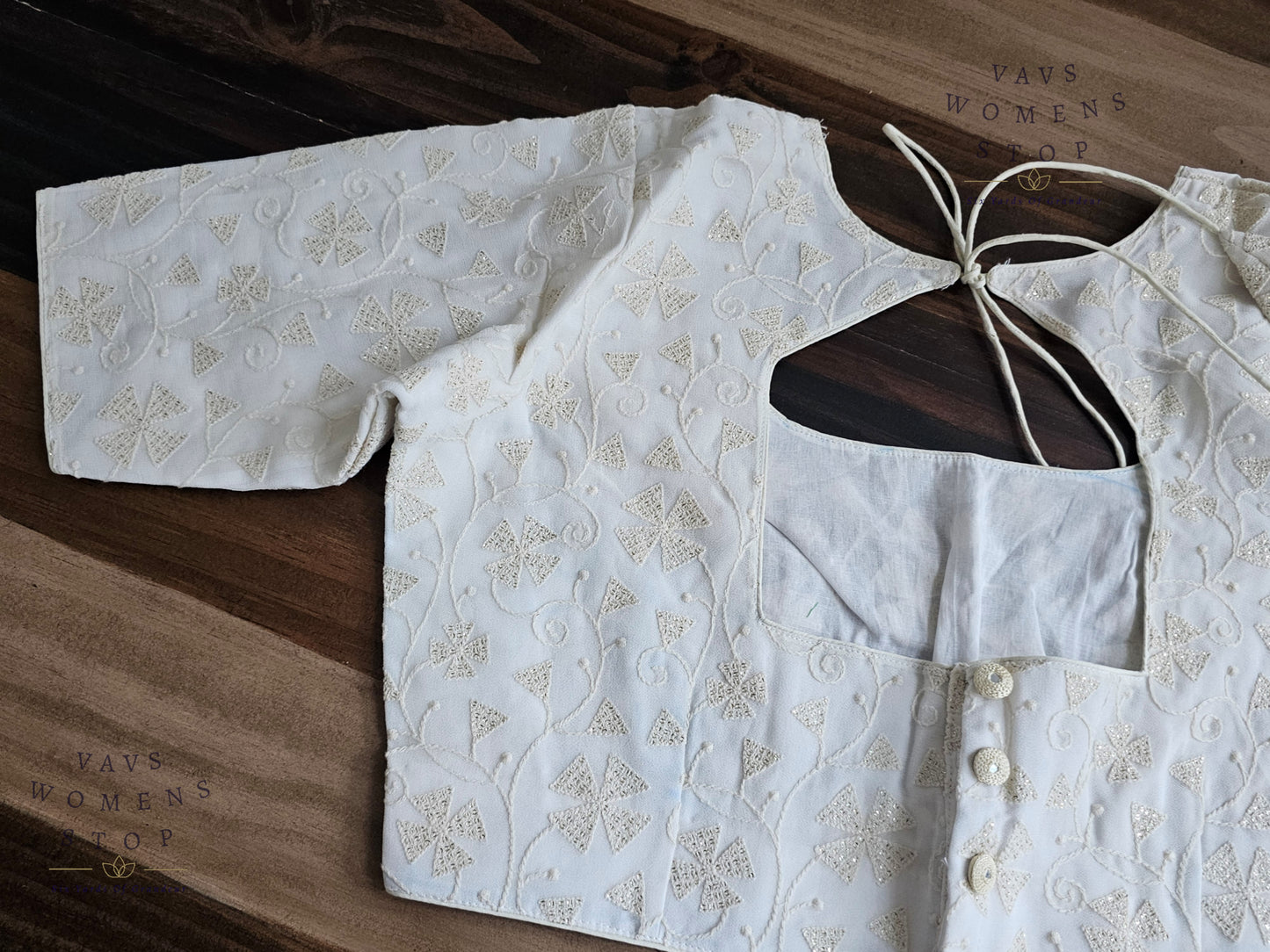 Pure Georgette Designer Sequins Blouse