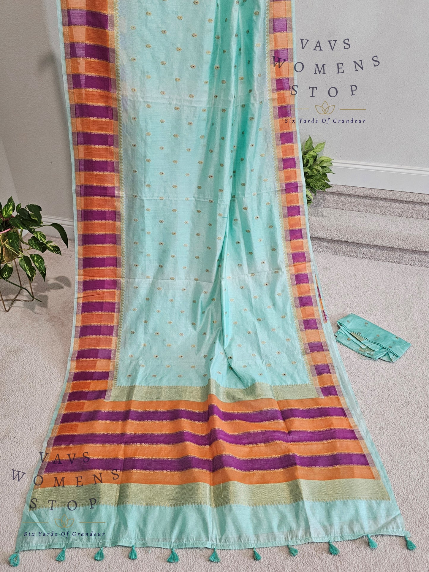 Kota Rawsilk Saree - Rawsilk Blouse