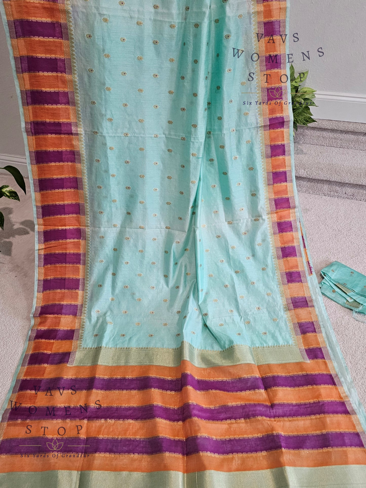 Kota Rawsilk Saree - Rawsilk Blouse
