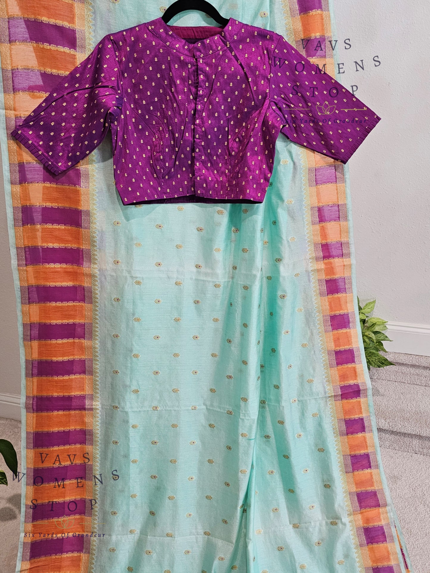 Kota Rawsilk Saree - Rawsilk Blouse