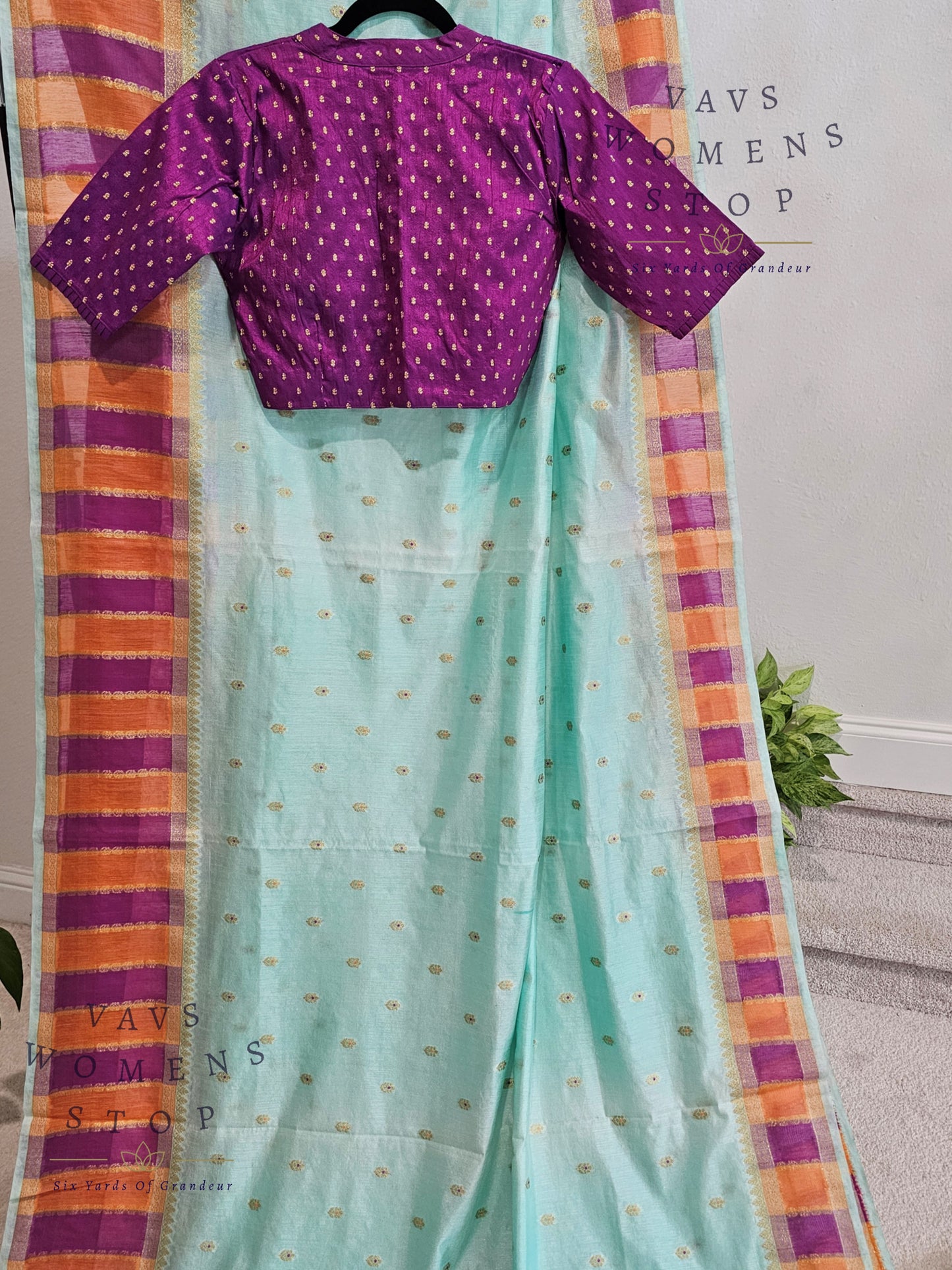 Kota Rawsilk Saree - Rawsilk Blouse