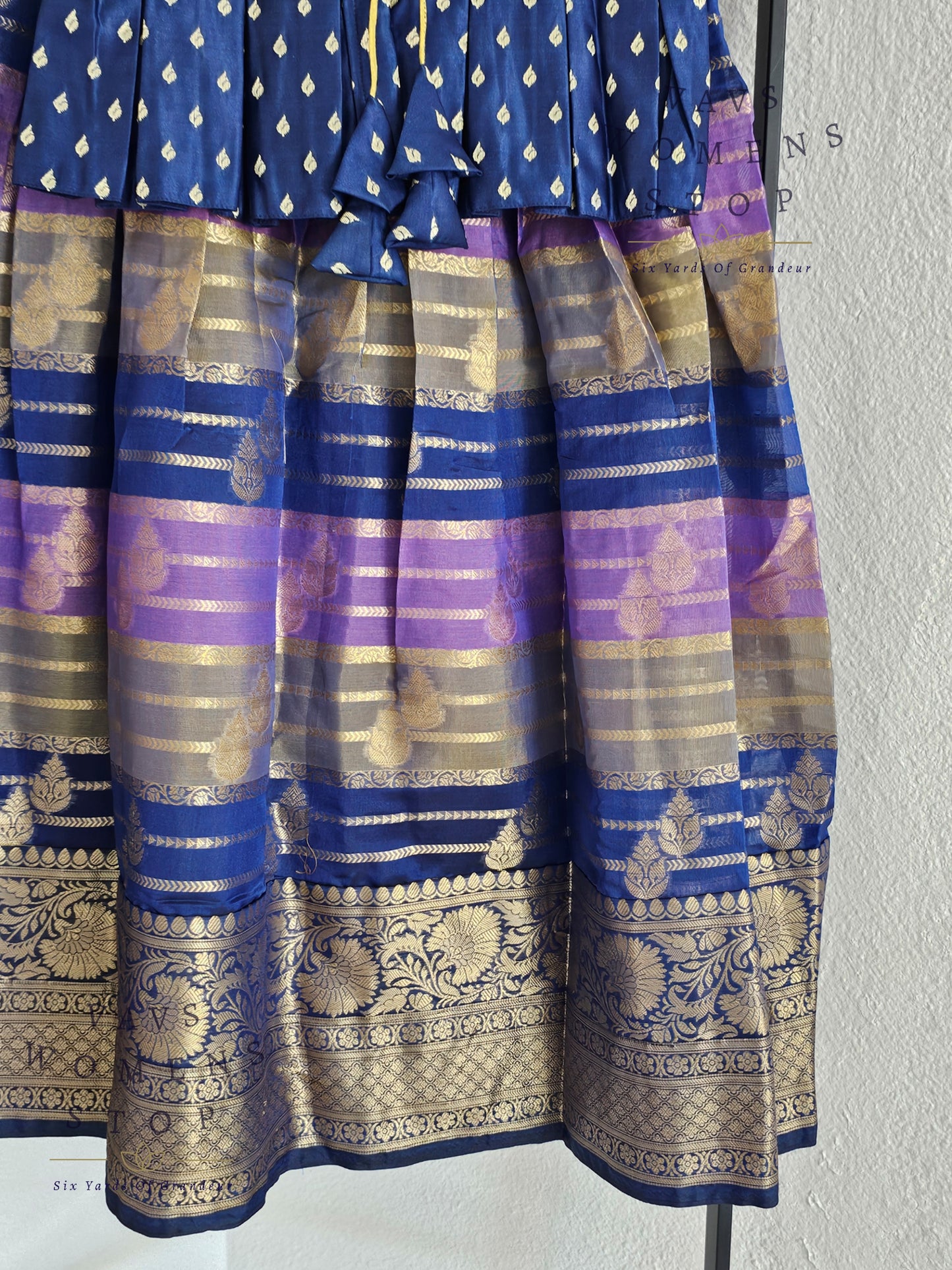 Designer Benarasi Chiniya Lehenga/Langa Blouse
