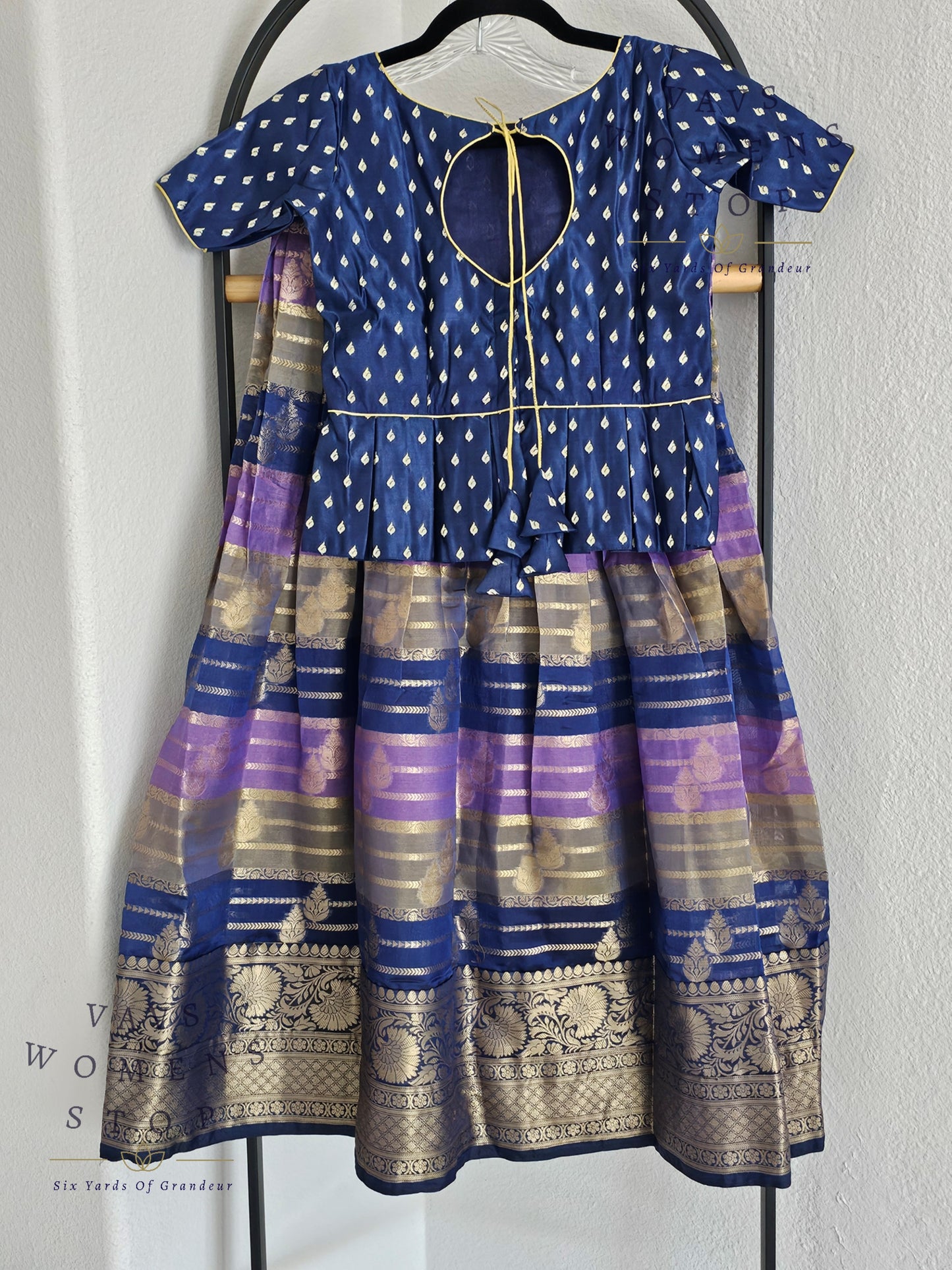 Designer Benarasi Chiniya Lehenga/Langa Blouse