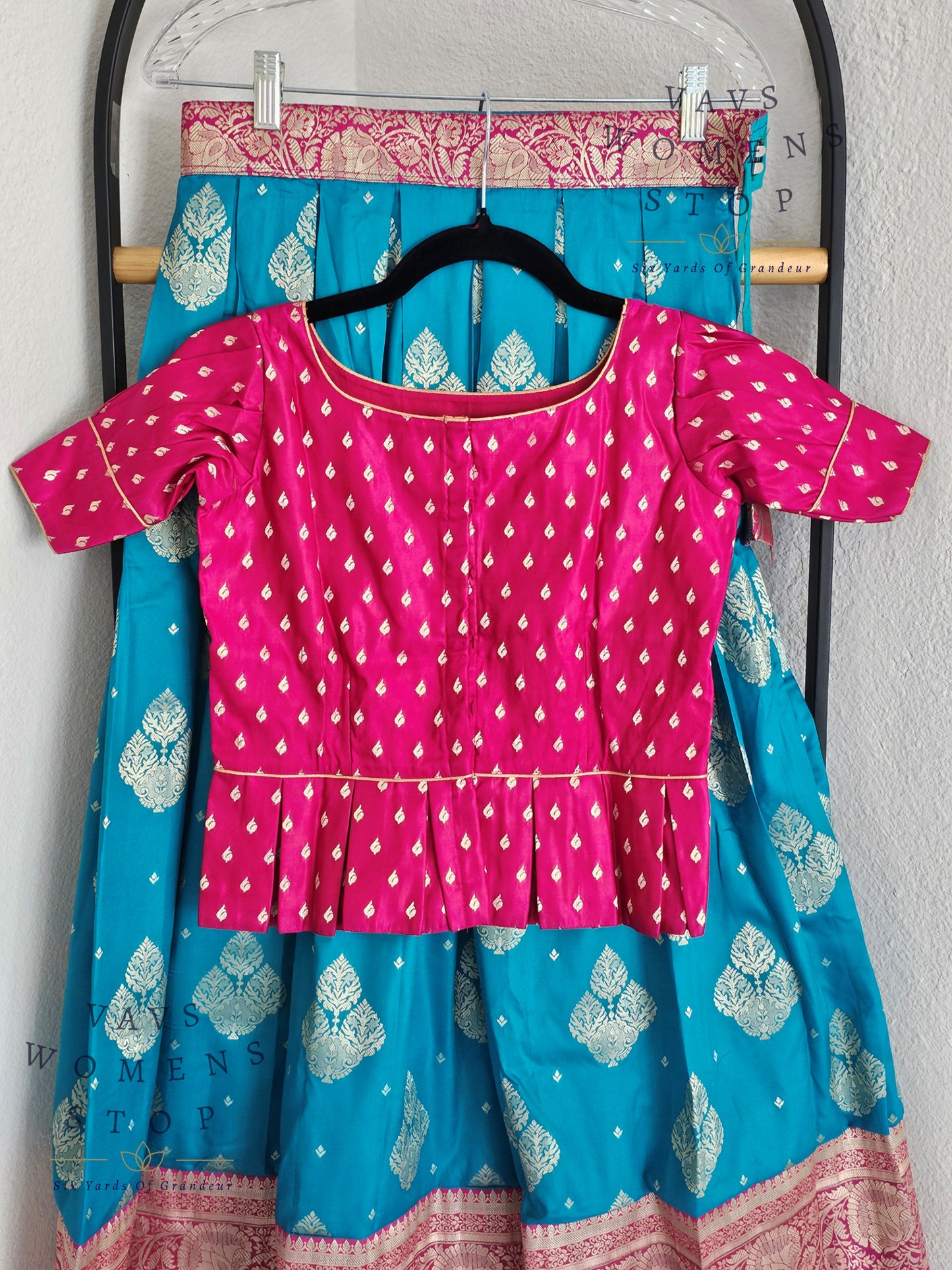 Designer Benarasi Paithani Lehenga/Langa Blouse