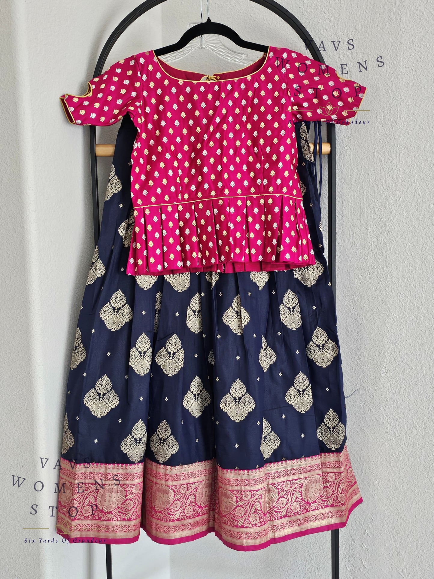 Designer Benarasi Paithani Lehenga/Langa Blouse
