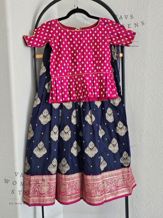 Designer Benarasi Paithani Lehenga/Langa Blouse