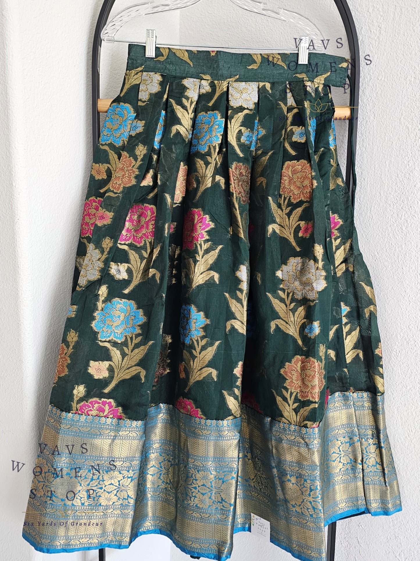 Warm Organza Lehenga Blouse