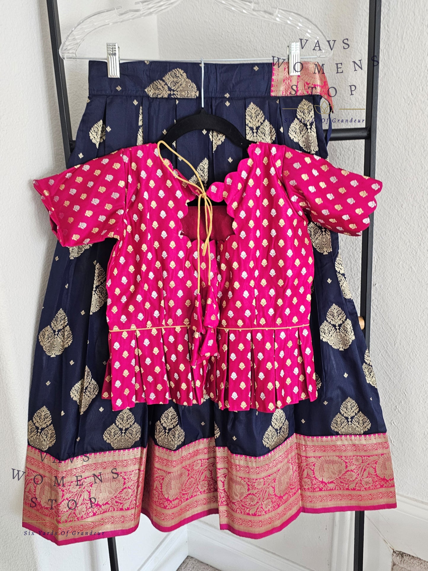 Designer Benarasi Paithani Lehenga/Langa Blouse