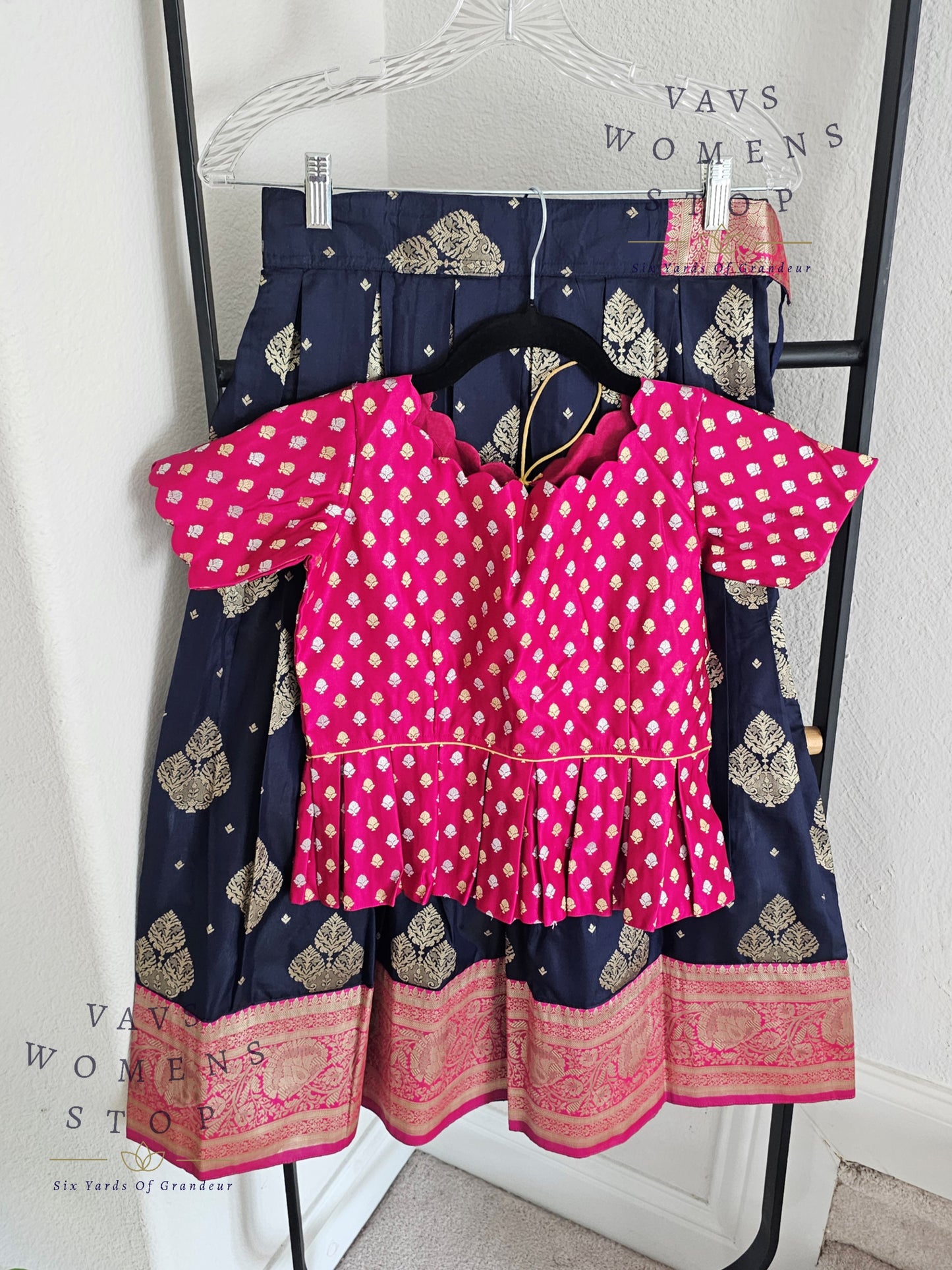 Designer Benarasi Paithani Lehenga/Langa Blouse
