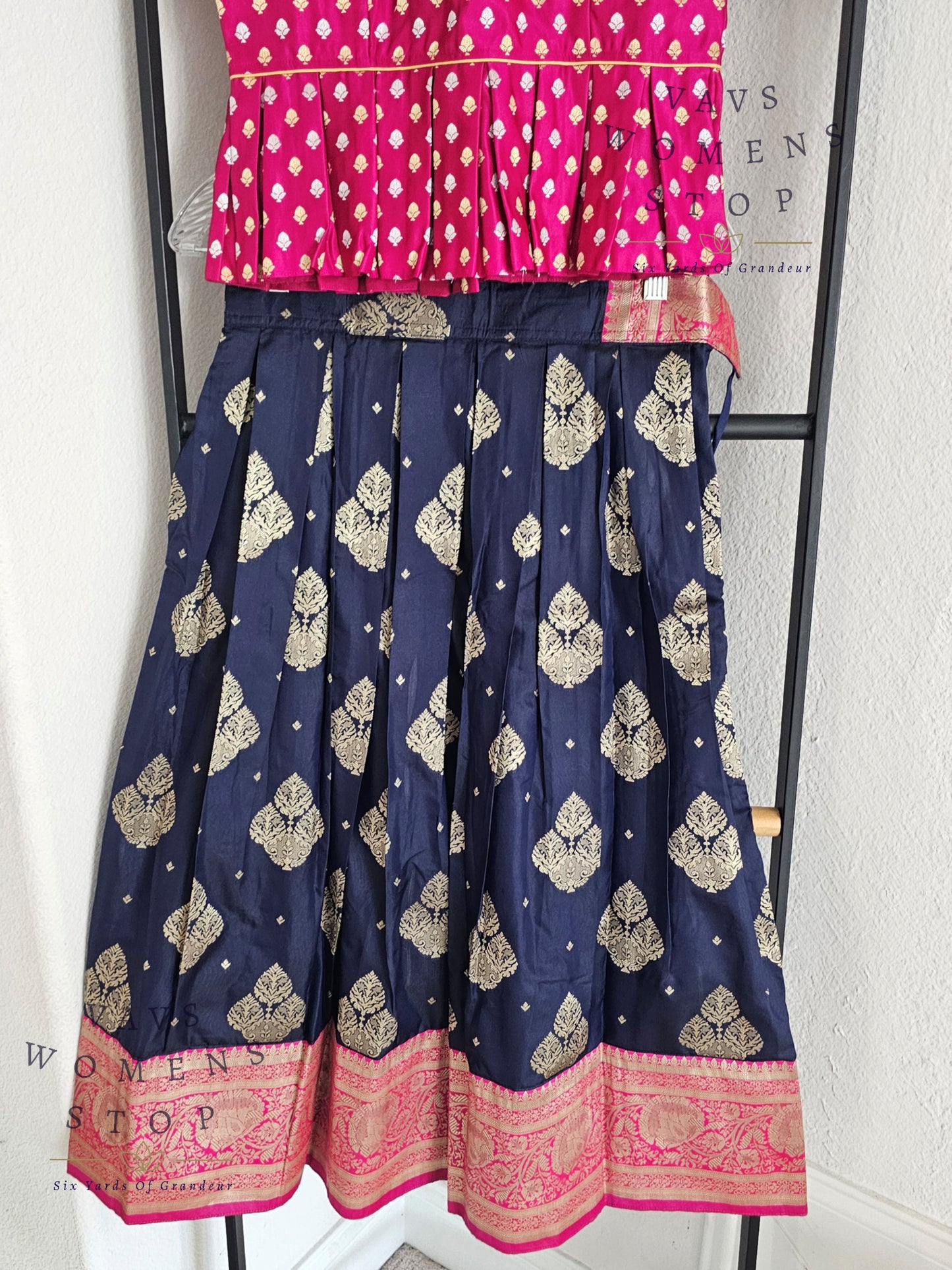 Designer Benarasi Paithani Lehenga/Langa Blouse