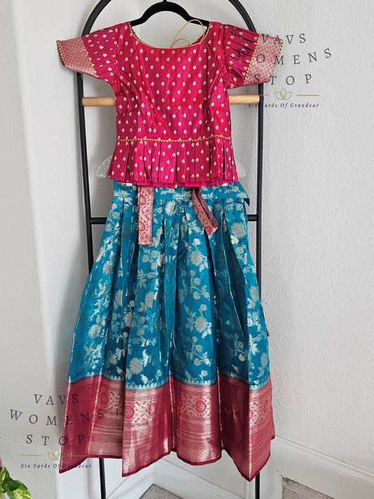 Designer Organza Lehenga Blouse