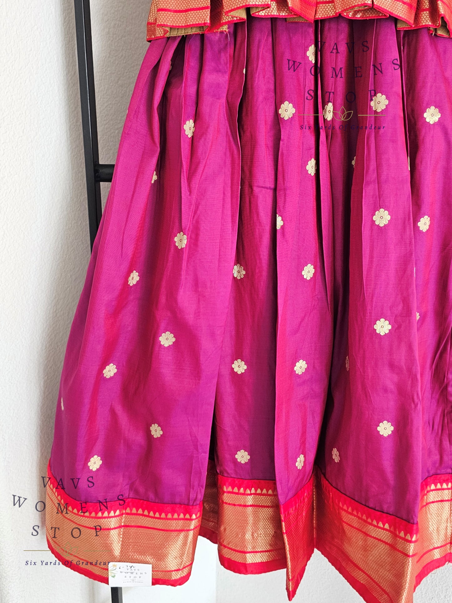 Semi Benarasi Designer Lehenga Blouse