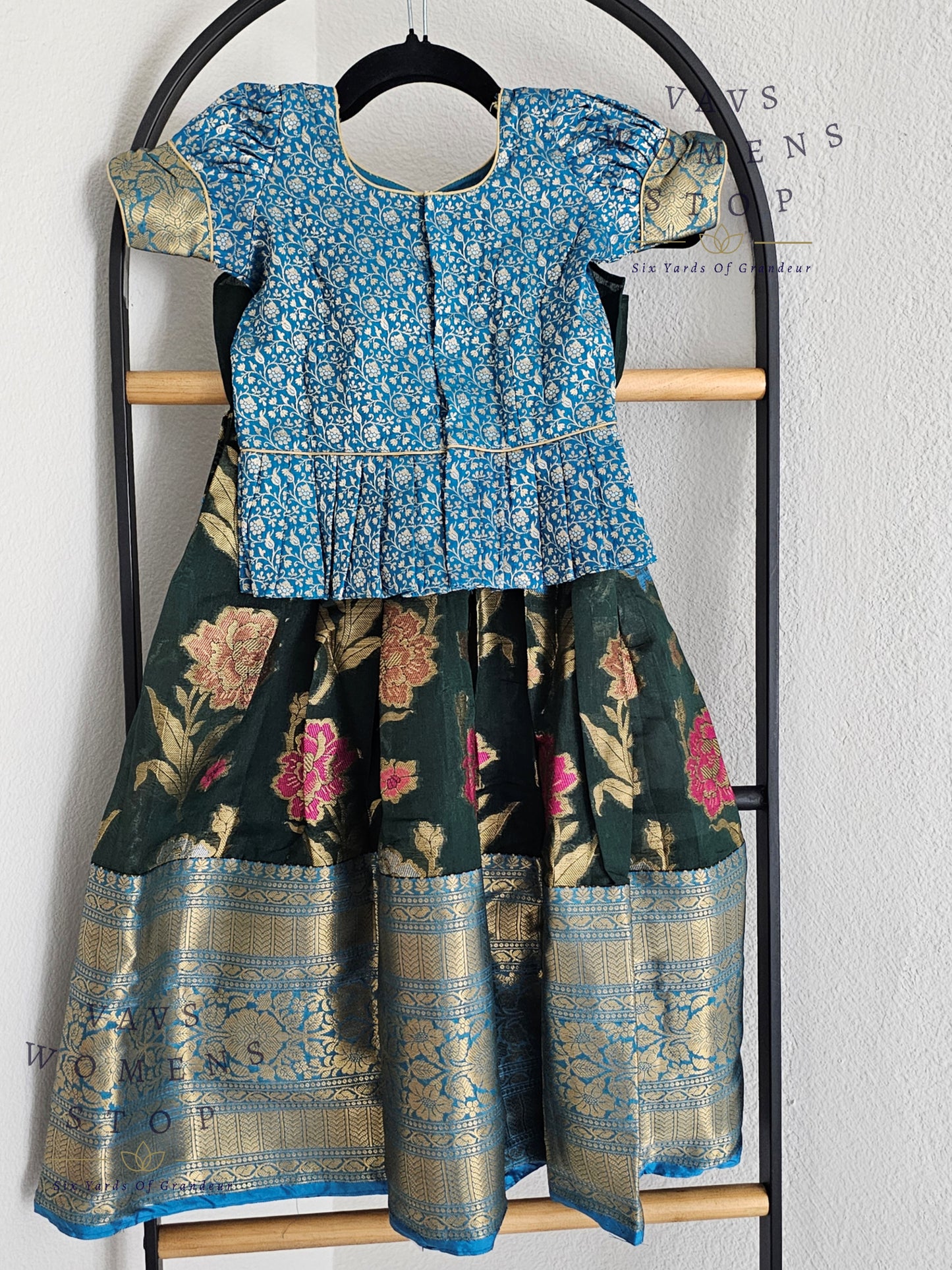 Warm Organza Designer Lehenga Blouse