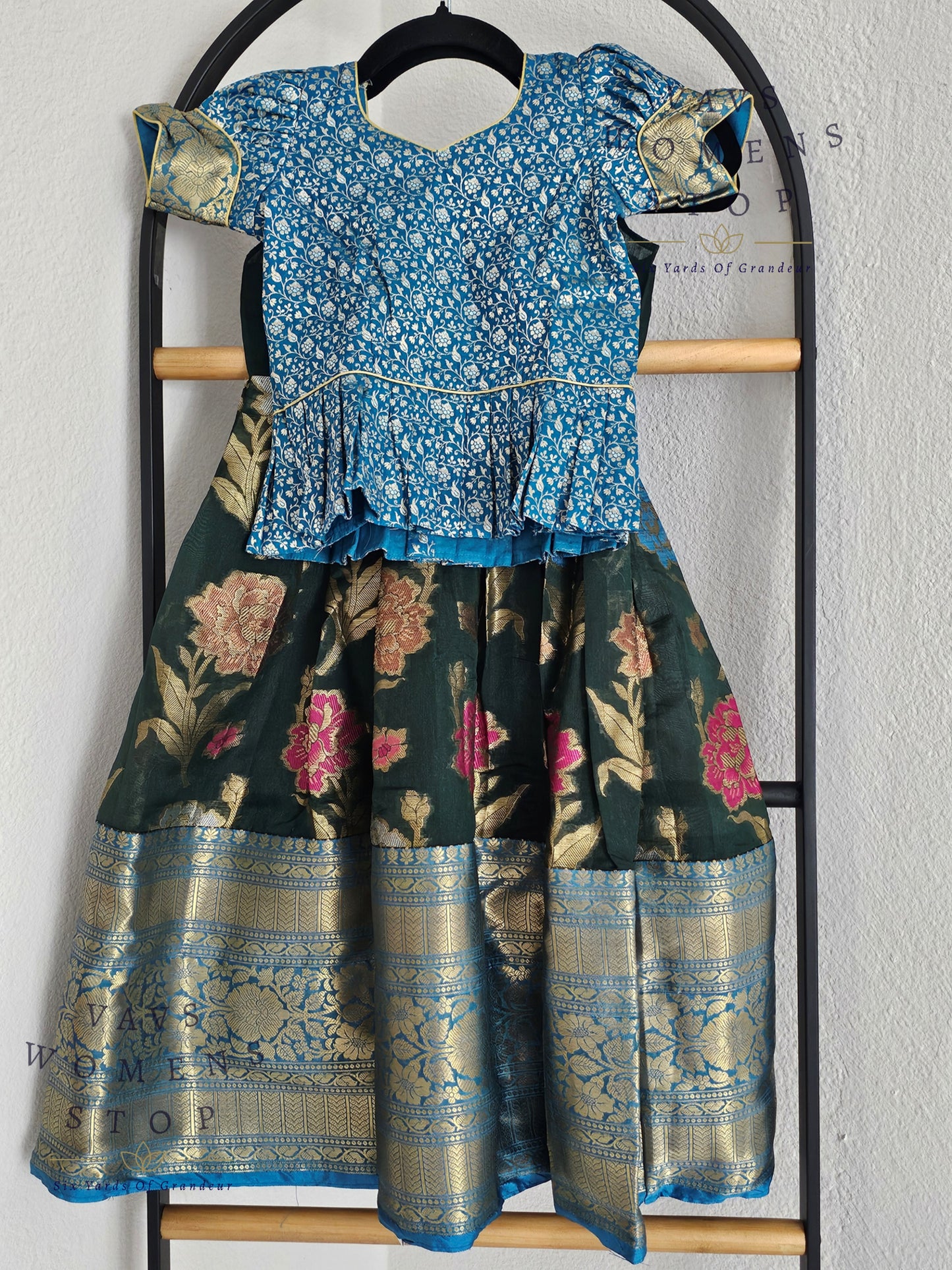 Warm Organza Designer Lehenga Blouse