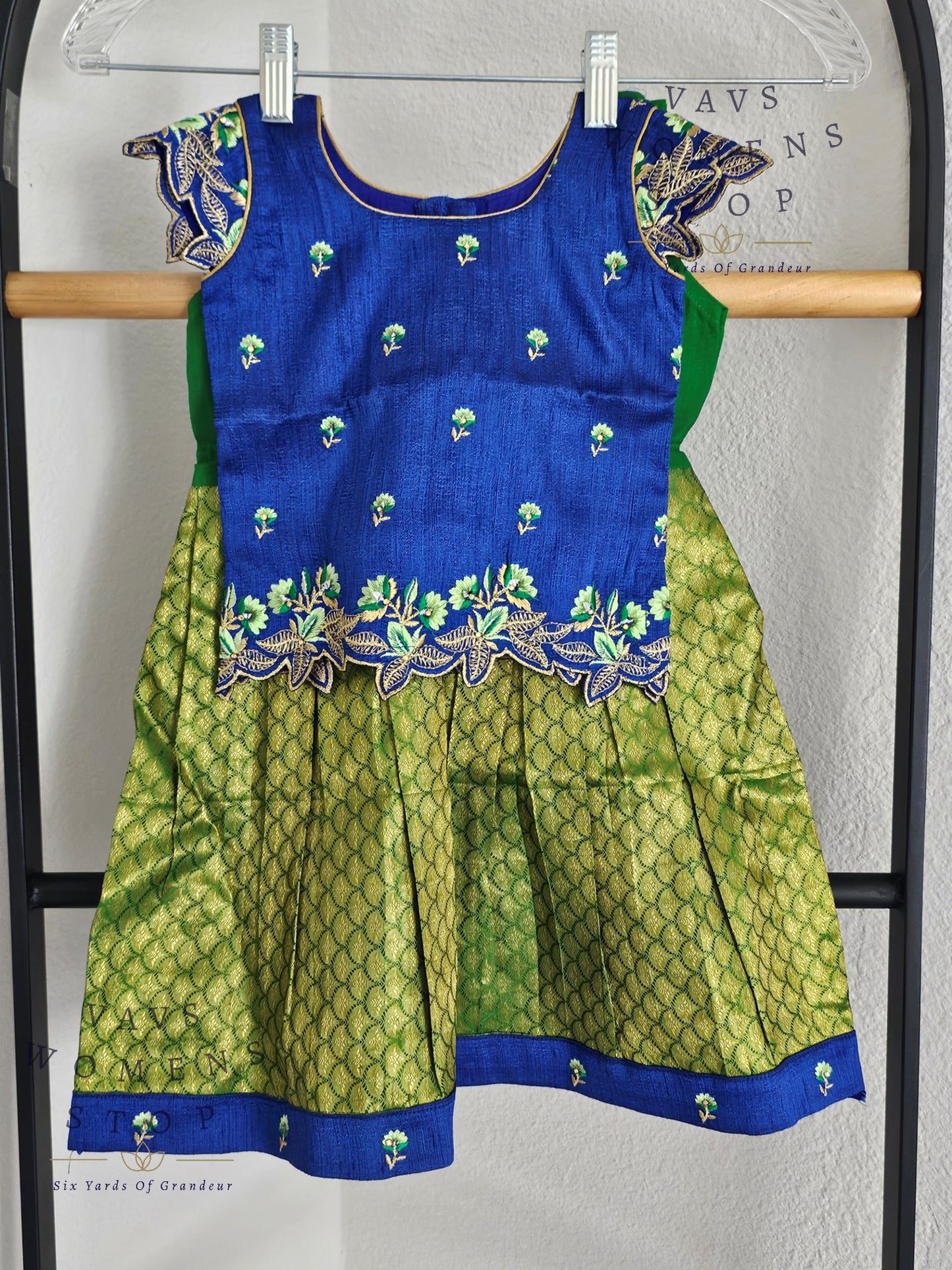 Pure Kanchi Silk Lehenga - Rawsilk Blouse