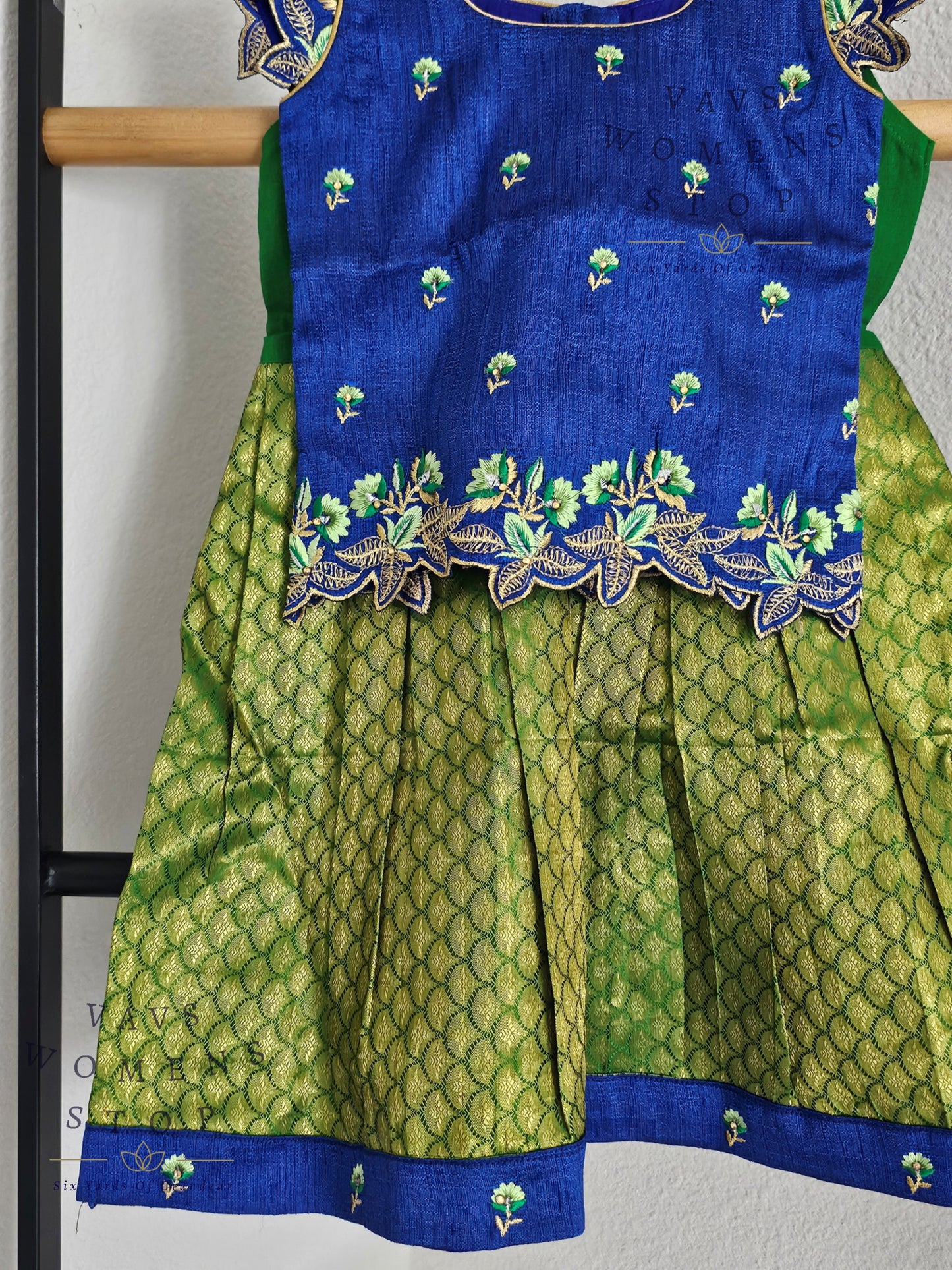 Pure Kanchi Silk Lehenga - Rawsilk Blouse