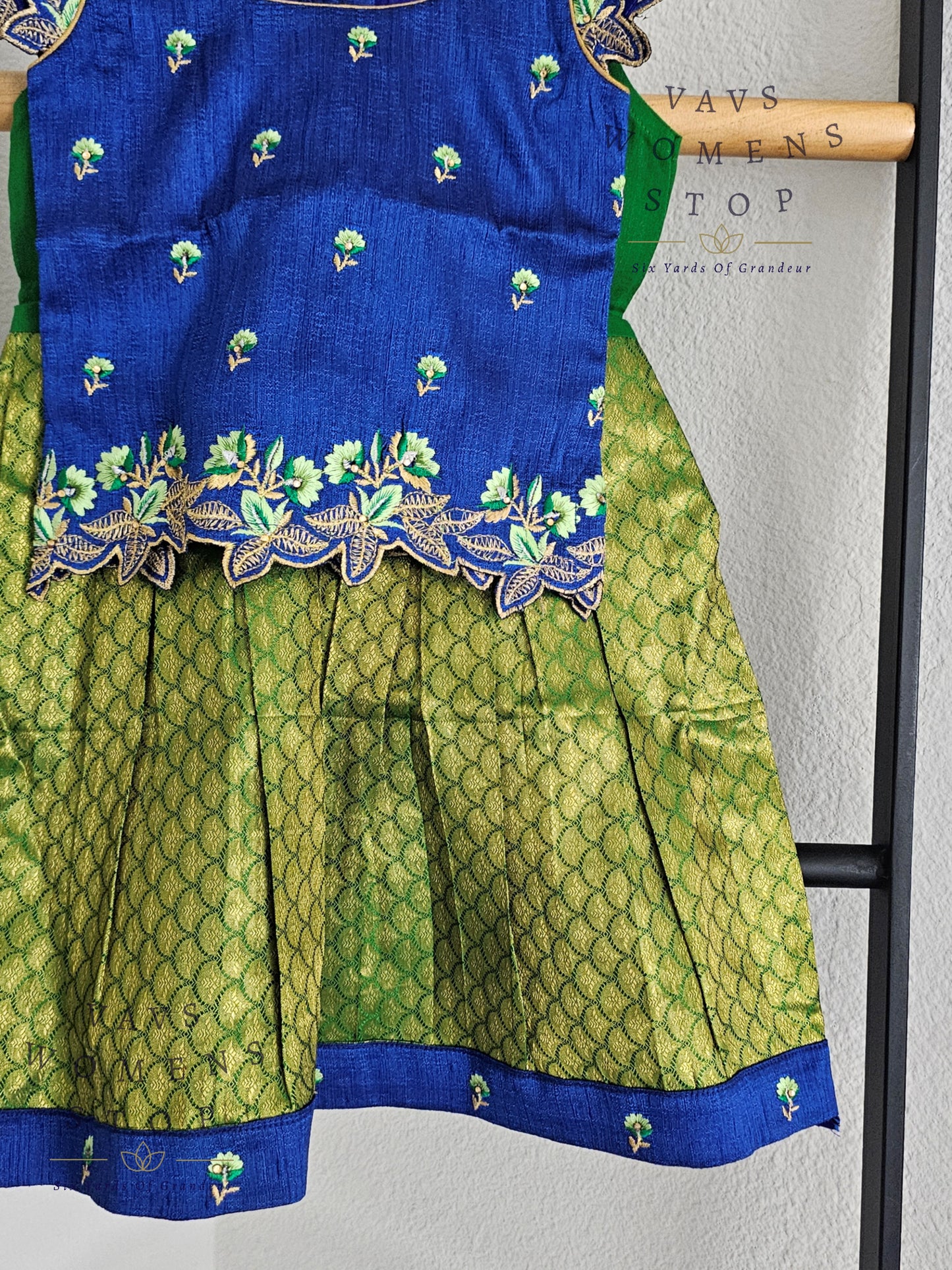 Pure Kanchi Silk Lehenga - Rawsilk Blouse