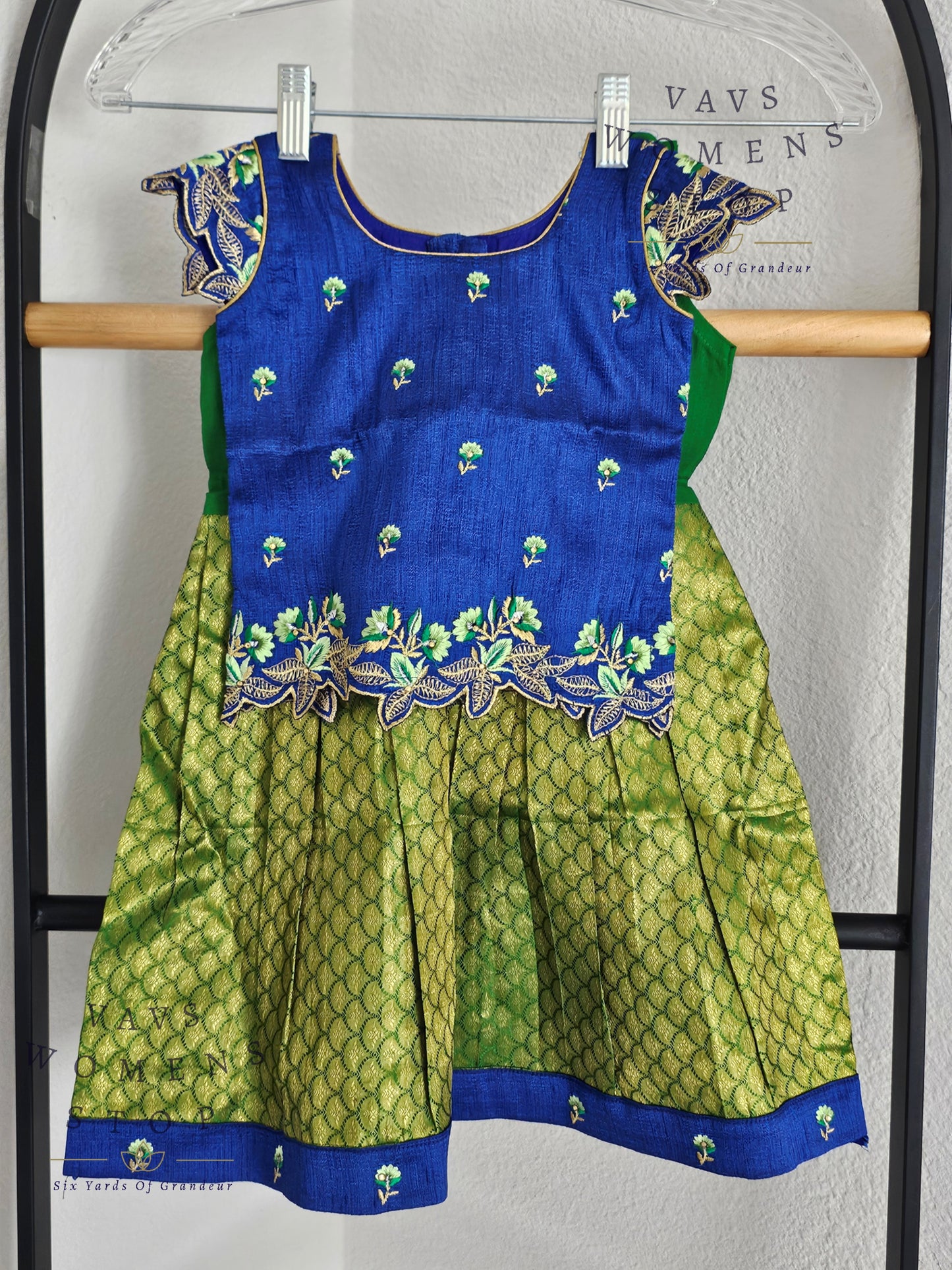 Pure Kanchi Silk Lehenga - Rawsilk Blouse