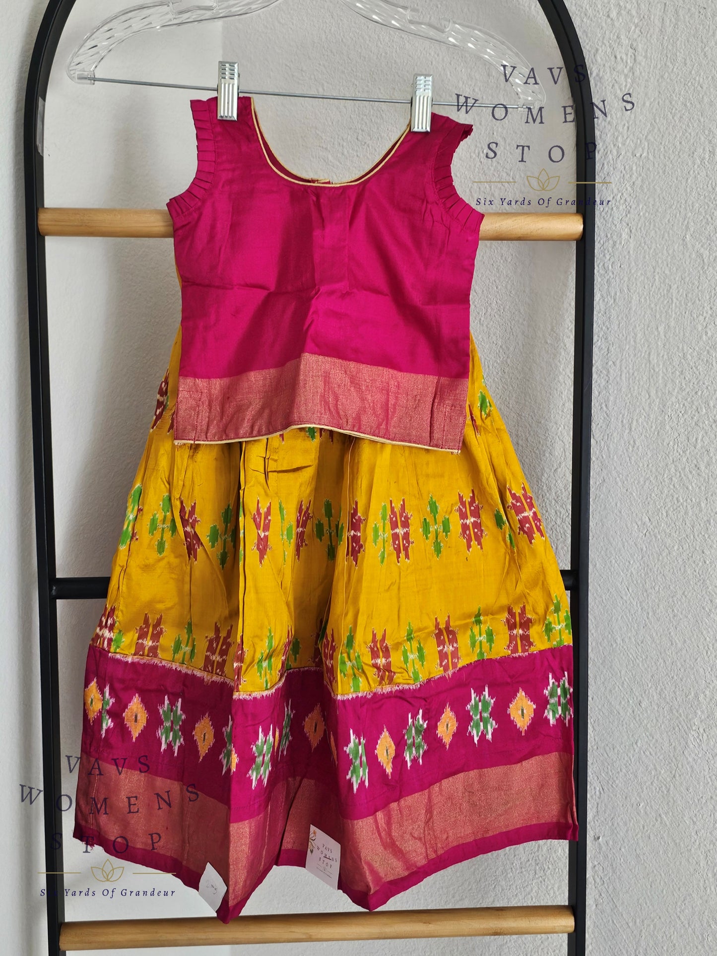 Pure Ikkat Silk Lehenga Blouse