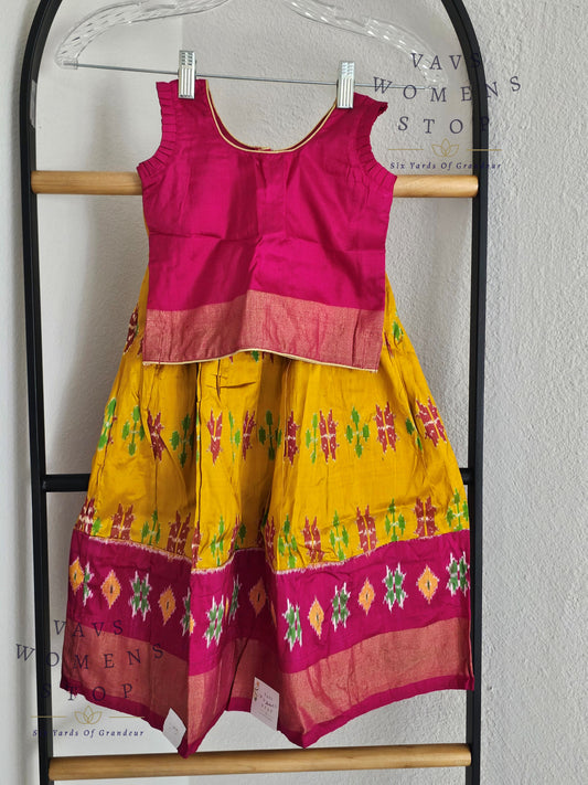 Pure Ikkat Silk Lehenga Blouse