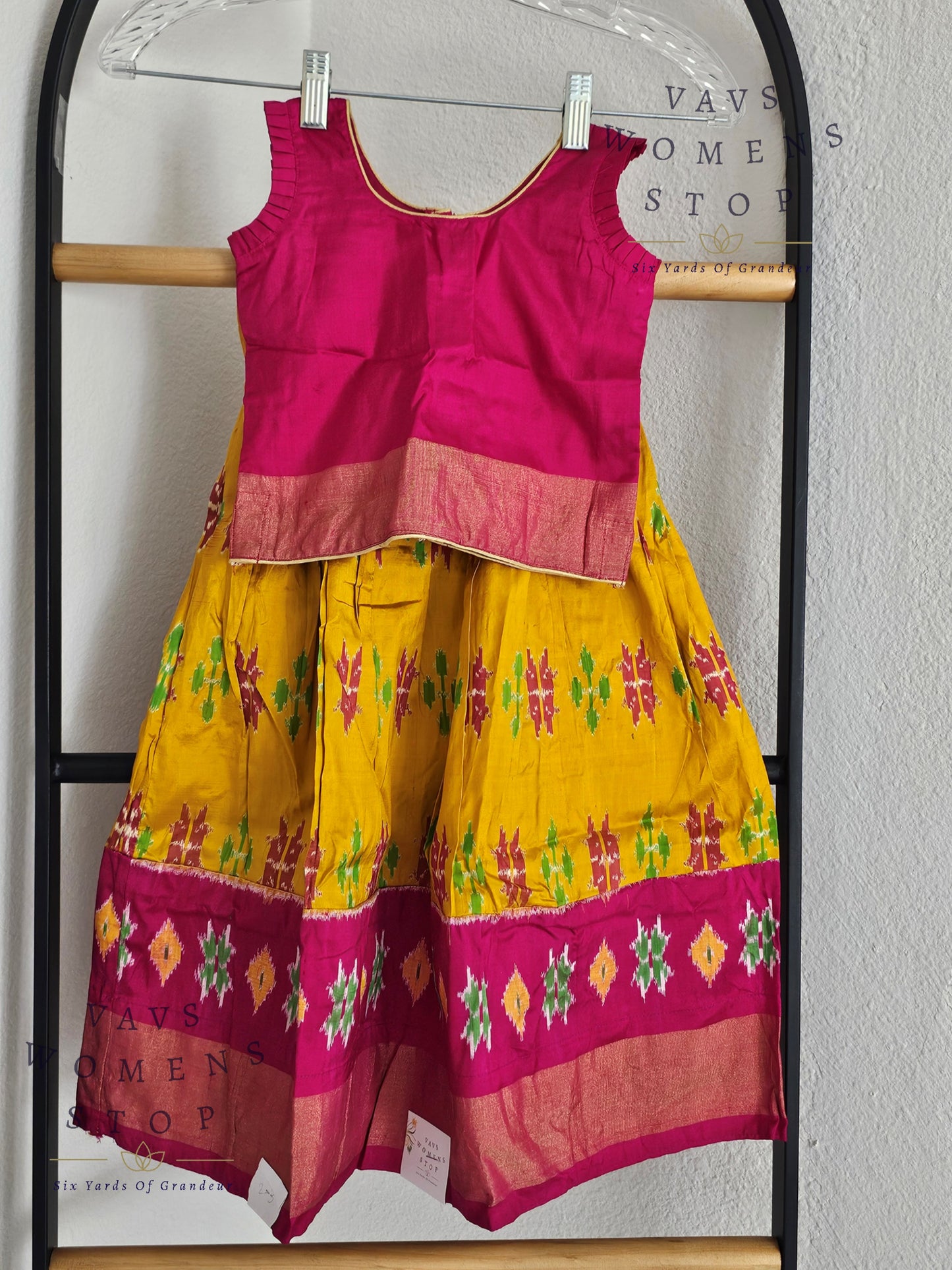 Pure Ikkat Silk Lehenga Blouse