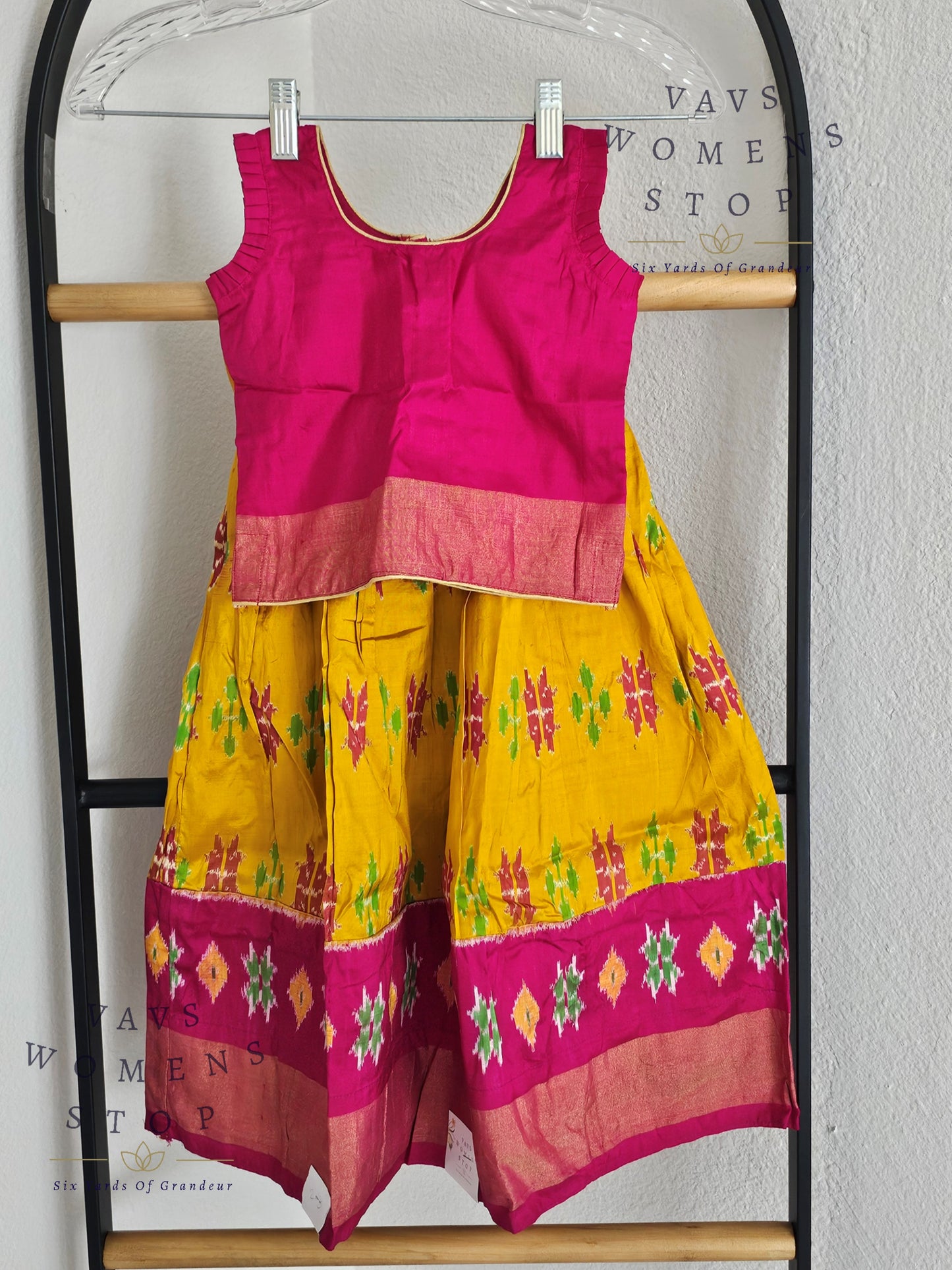 Pure Ikkat Silk Lehenga Blouse