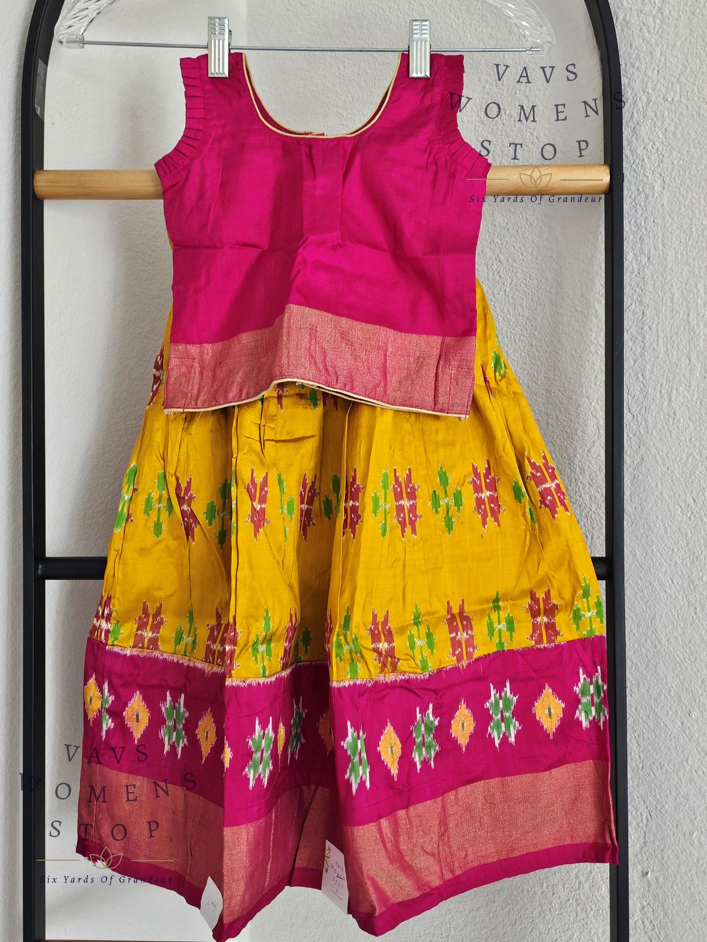 Pure Ikkat Silk Lehenga Blouse