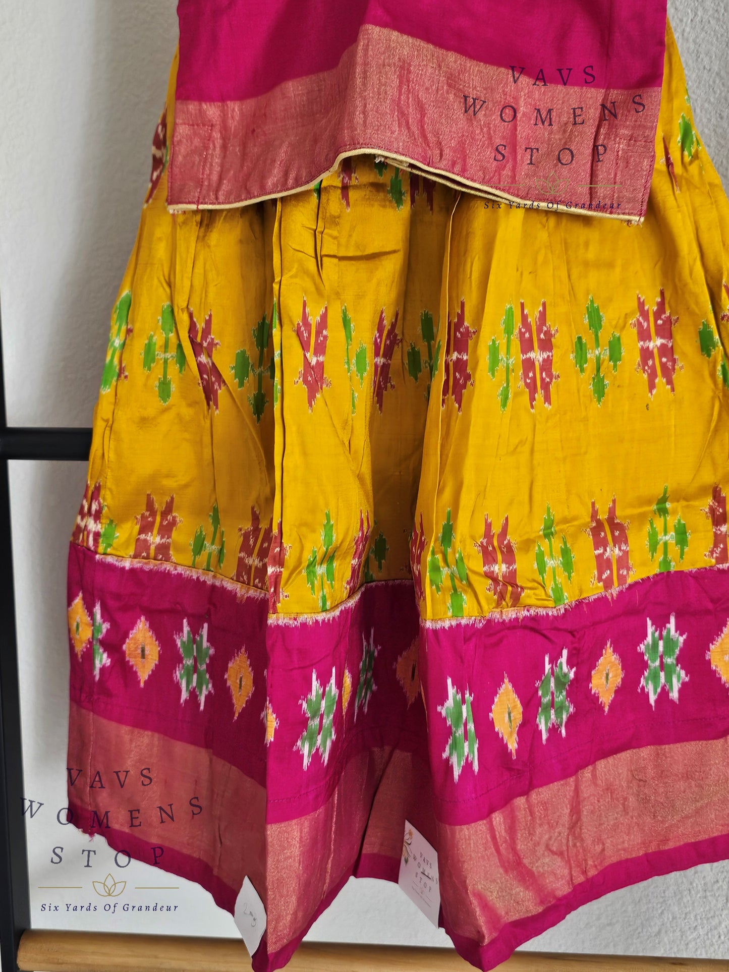 Pure Ikkat Silk Lehenga Blouse