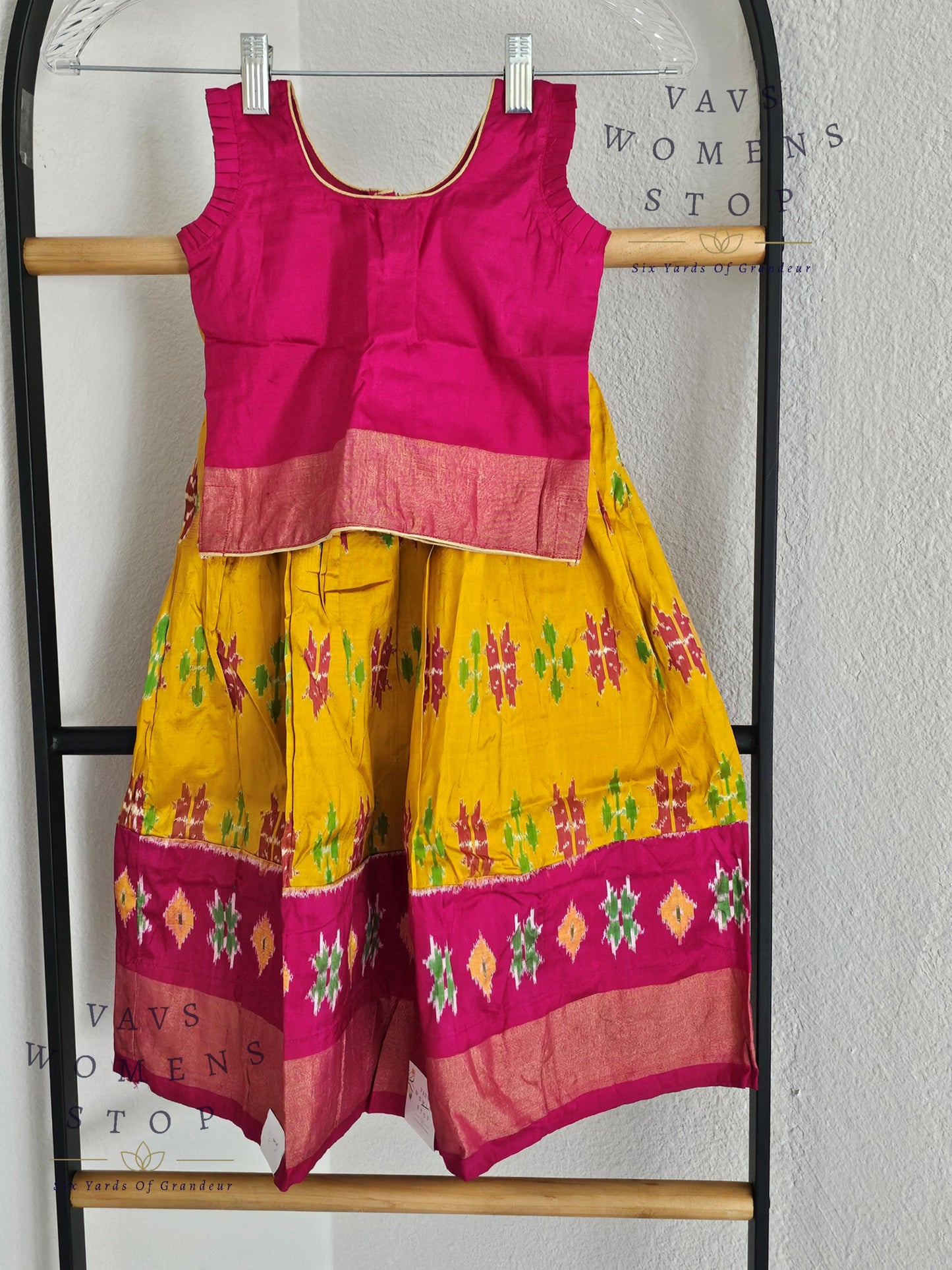 Pure Ikkat Silk Lehenga Blouse
