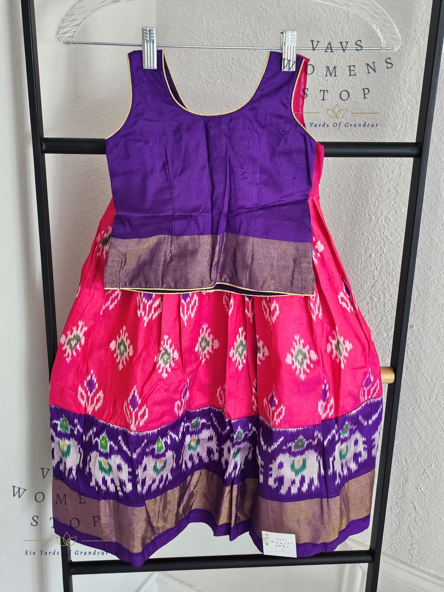 Pure Ikkat Silk Lehenga Blouse