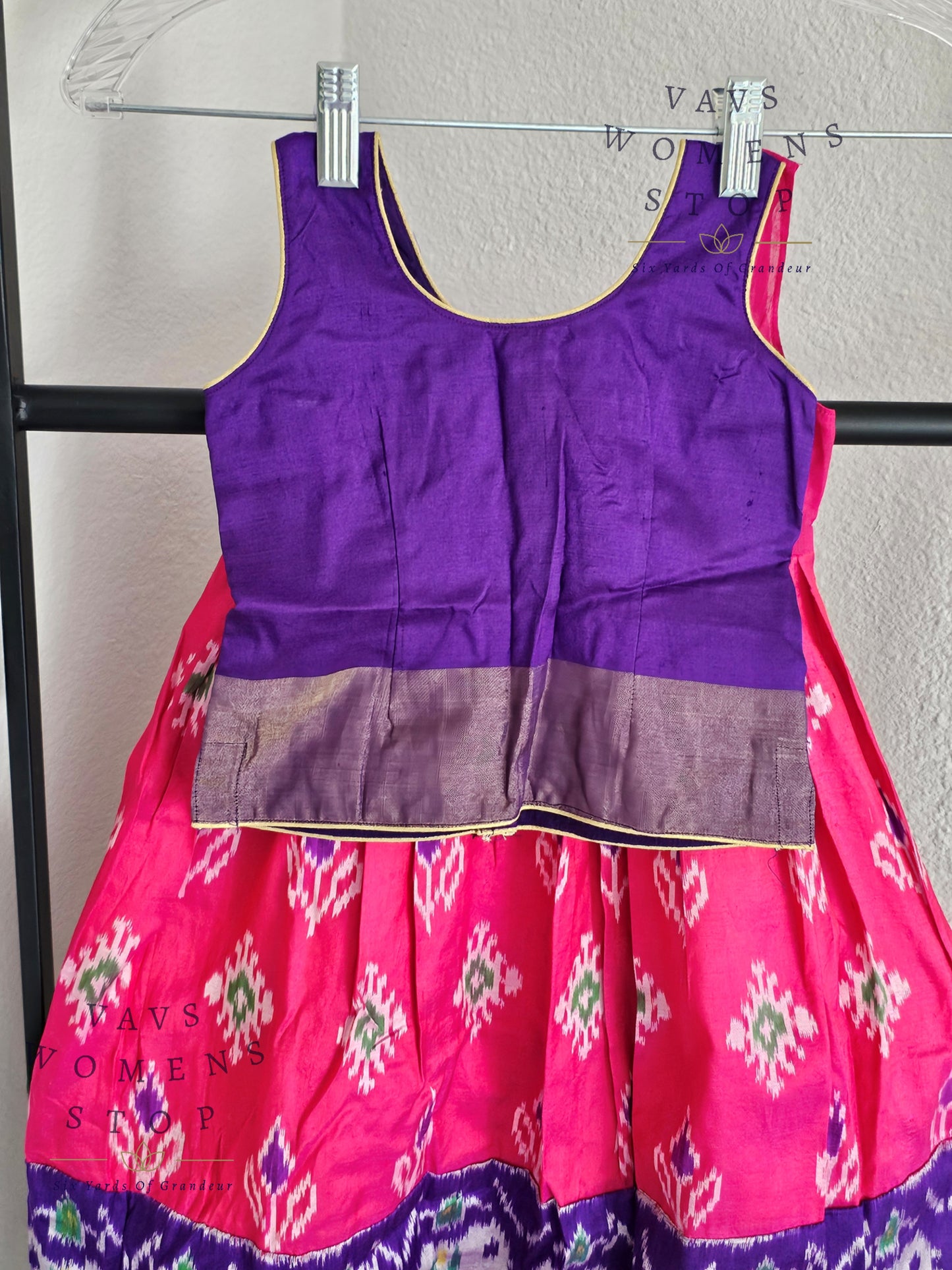 Pure Ikkat Silk Lehenga Blouse