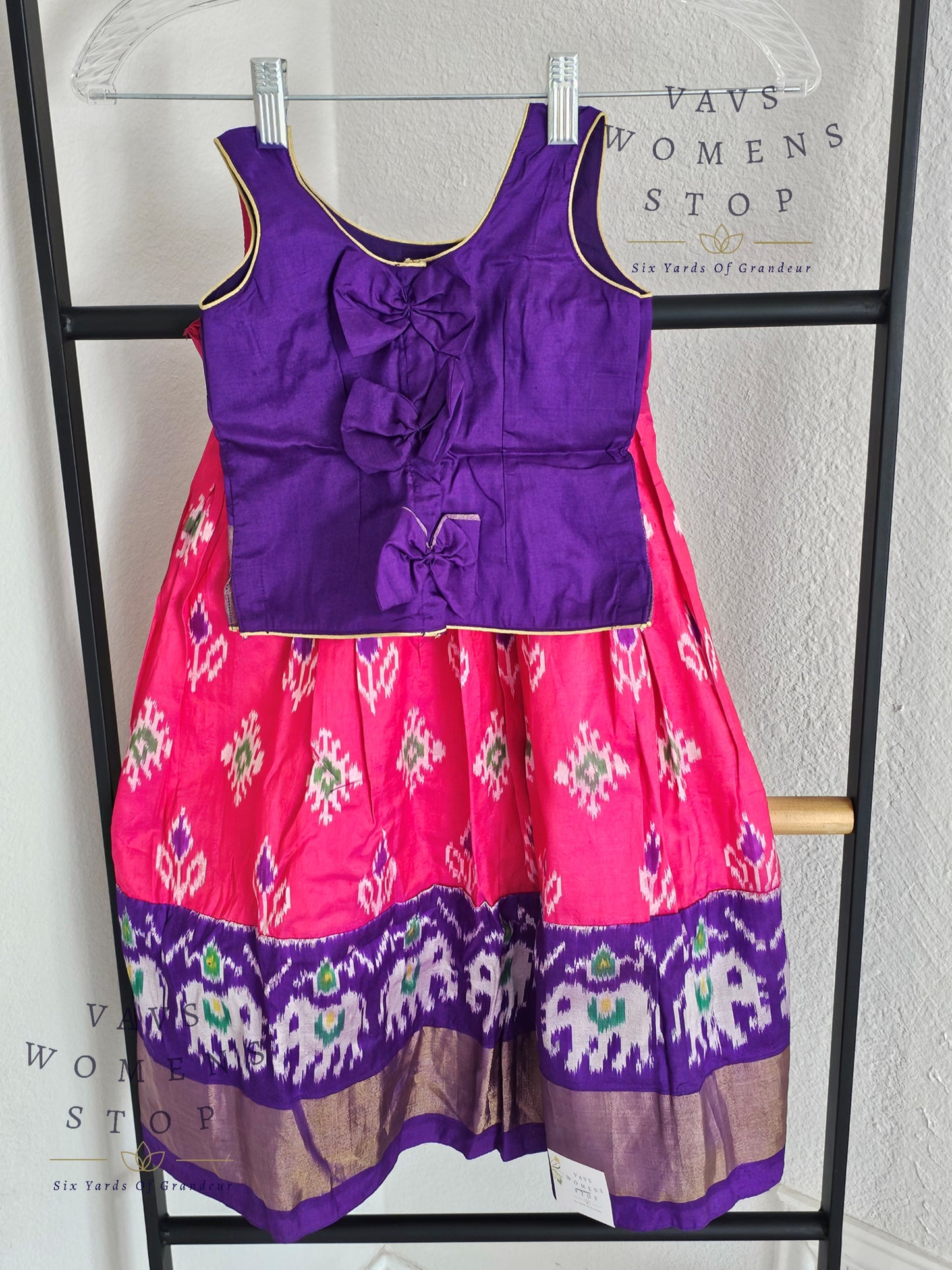 Pure Ikkat Silk Lehenga Blouse
