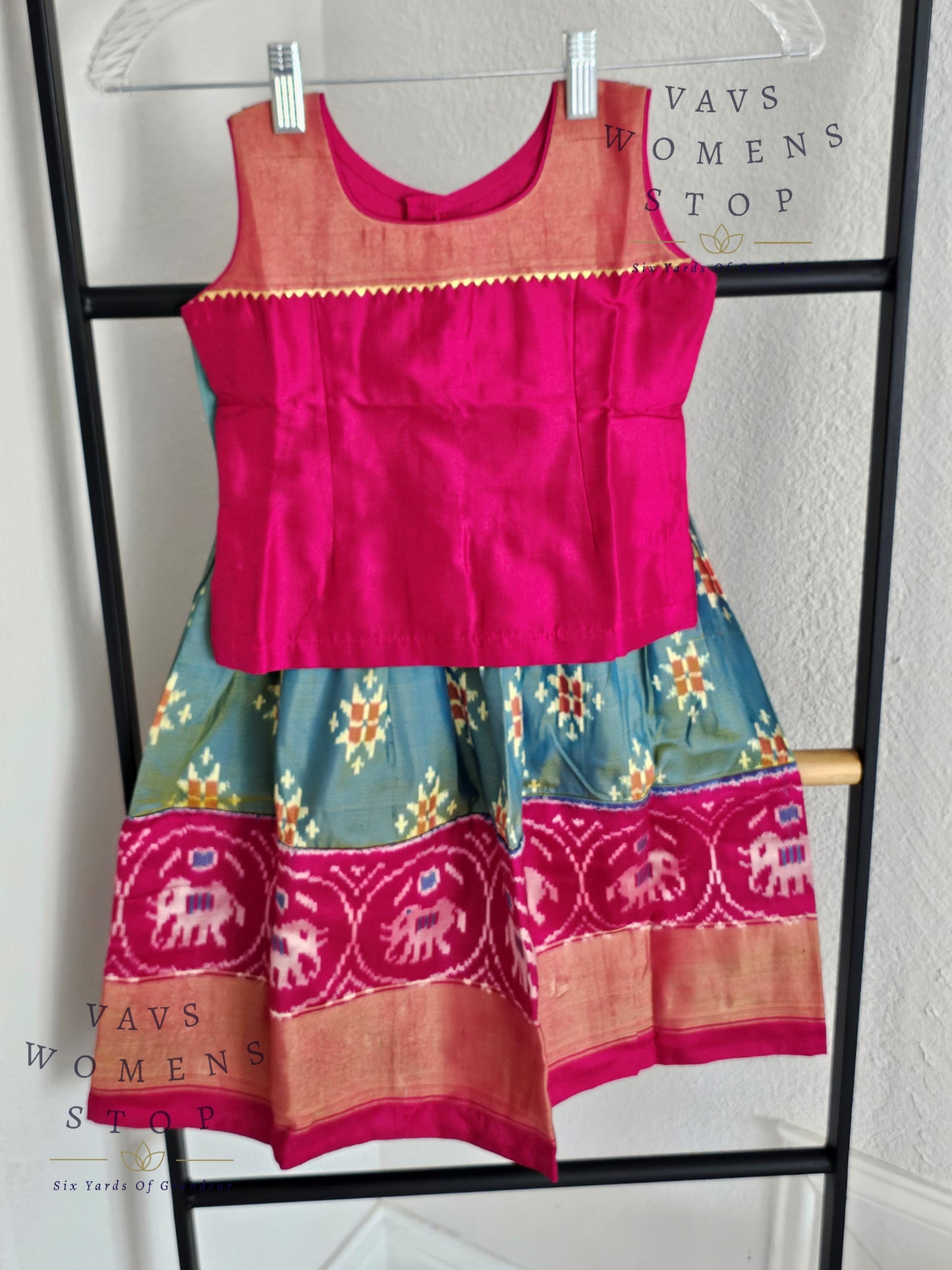 Pure Ikkat Langa Blouse