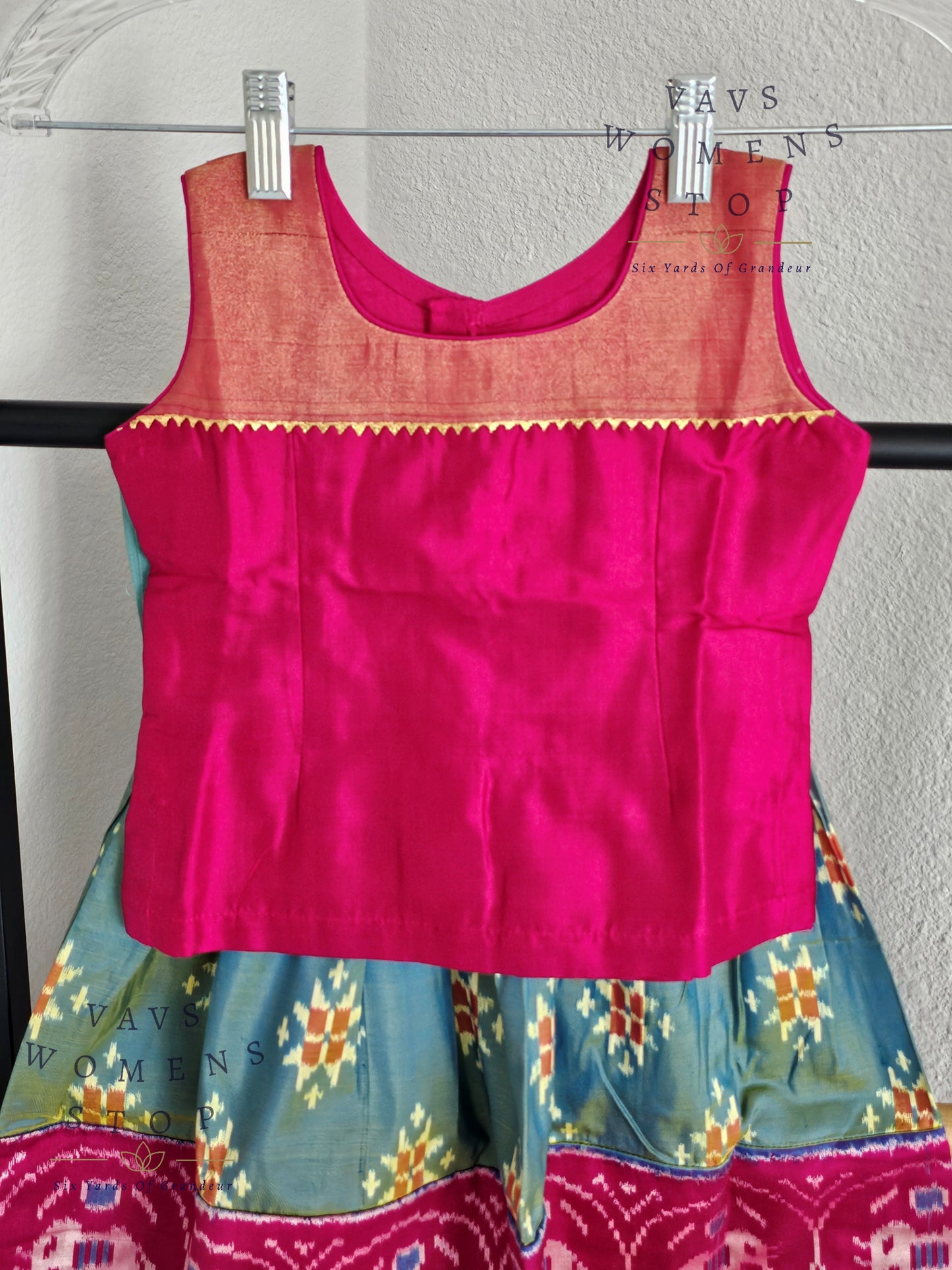 Pure Ikkat Langa Blouse