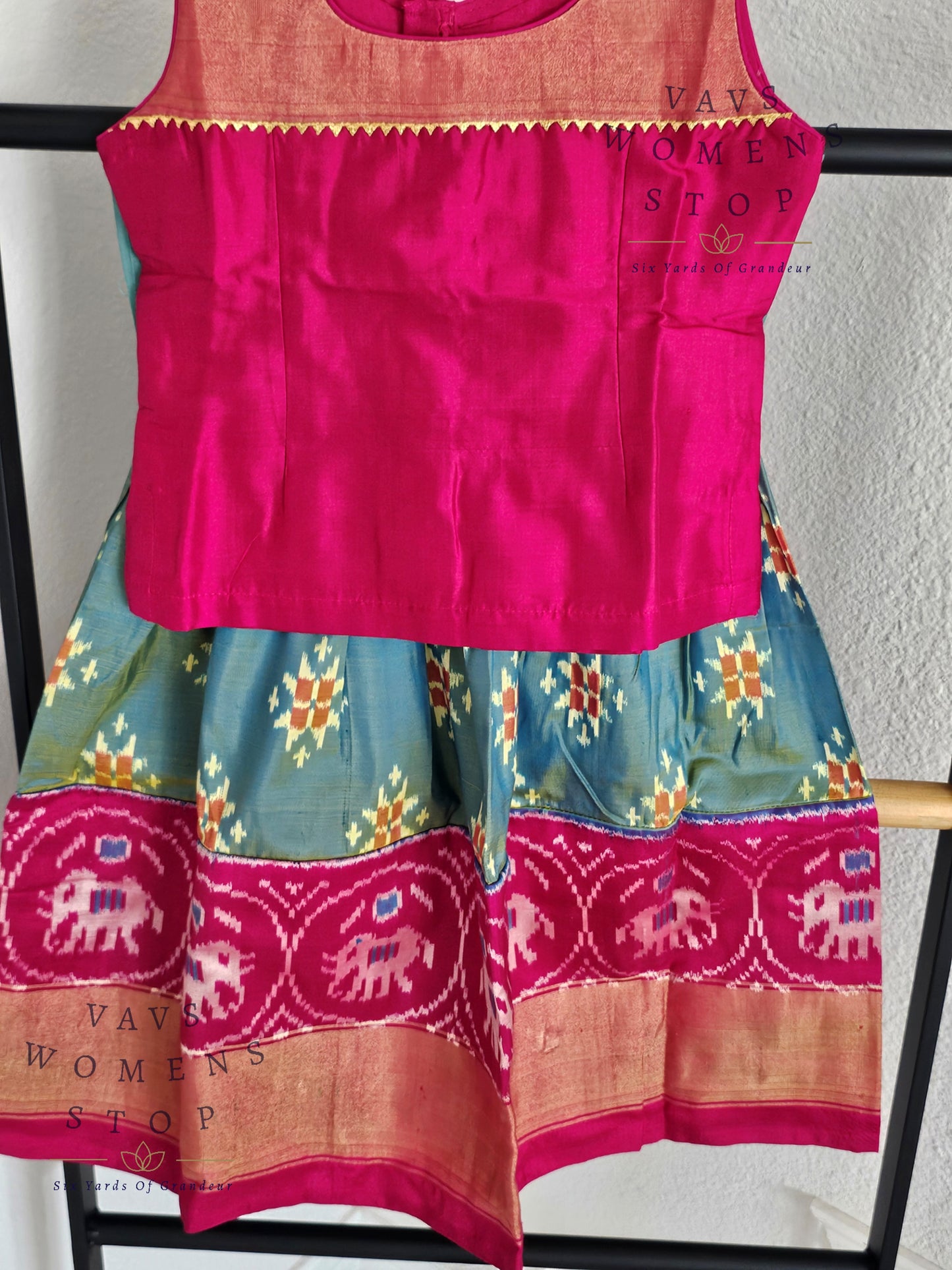 Pure Ikkat Langa Blouse