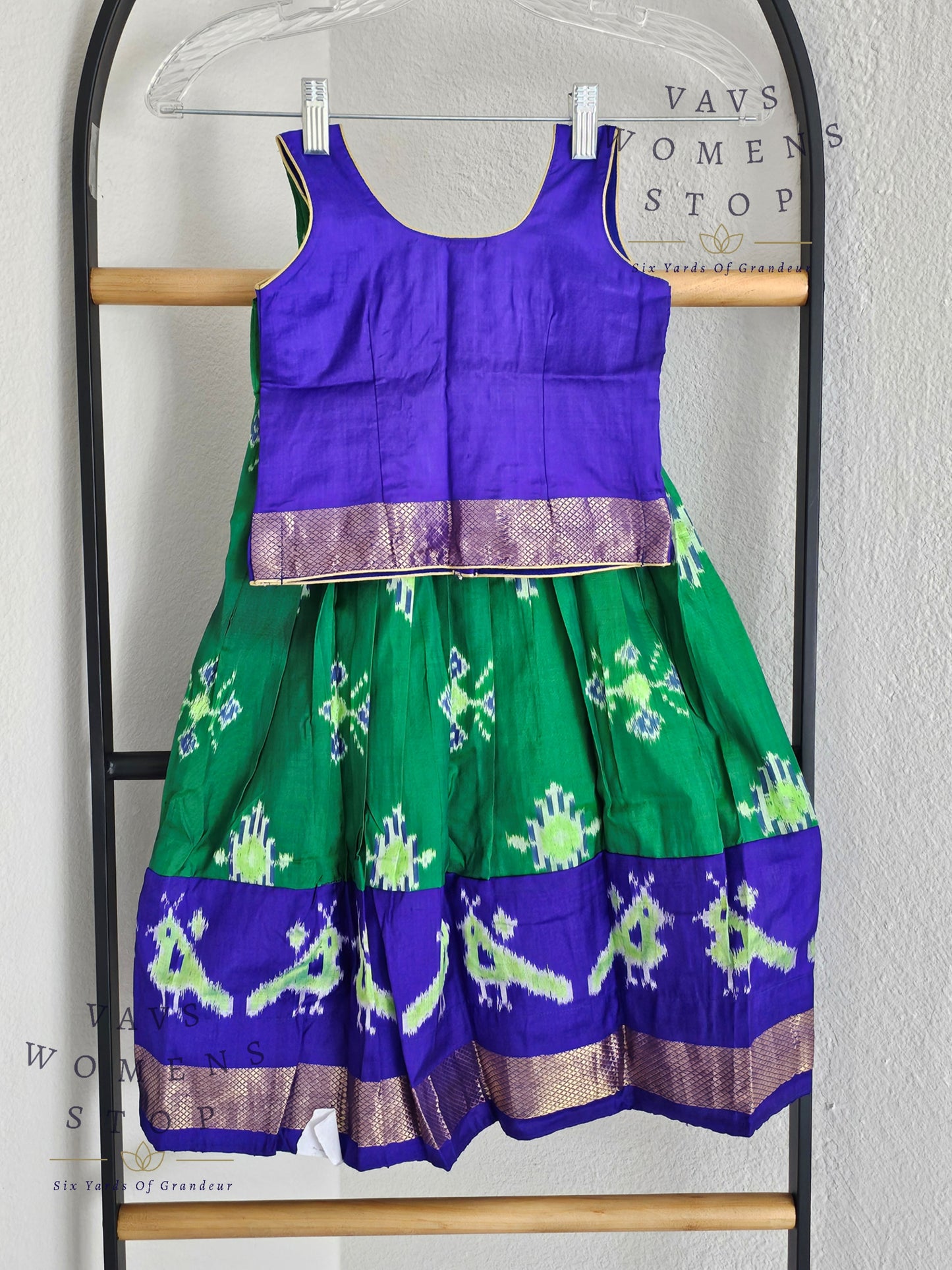 Pure Ikkat Silk Lehenga Blouse