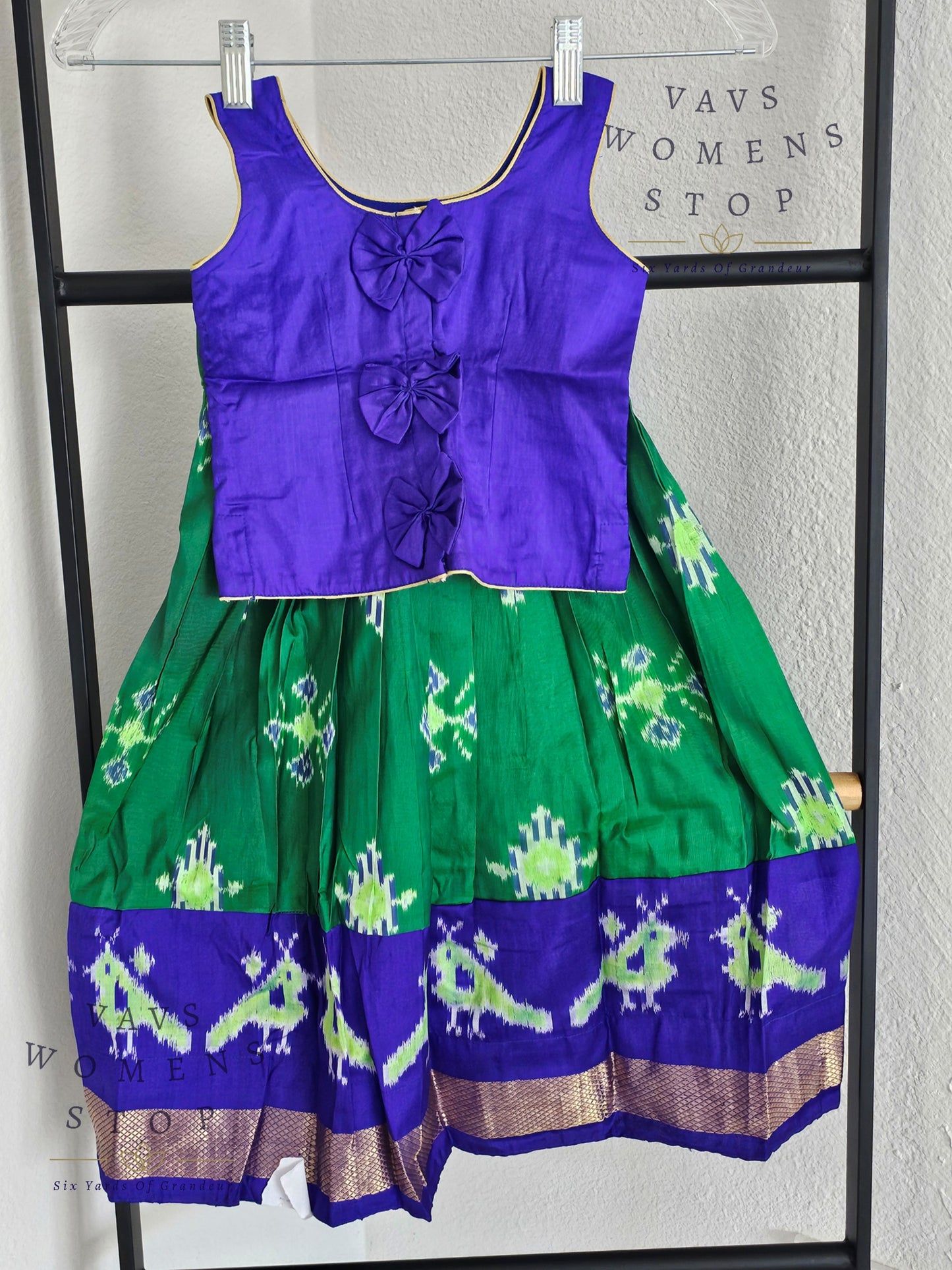 Pure Ikkat Silk Lehenga Blouse