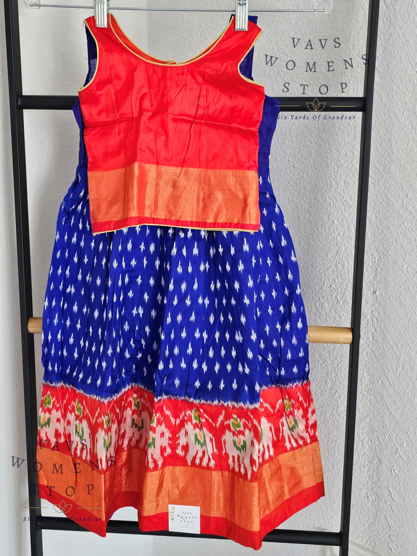 Pure Ikkat Silk Lehenga Blouse