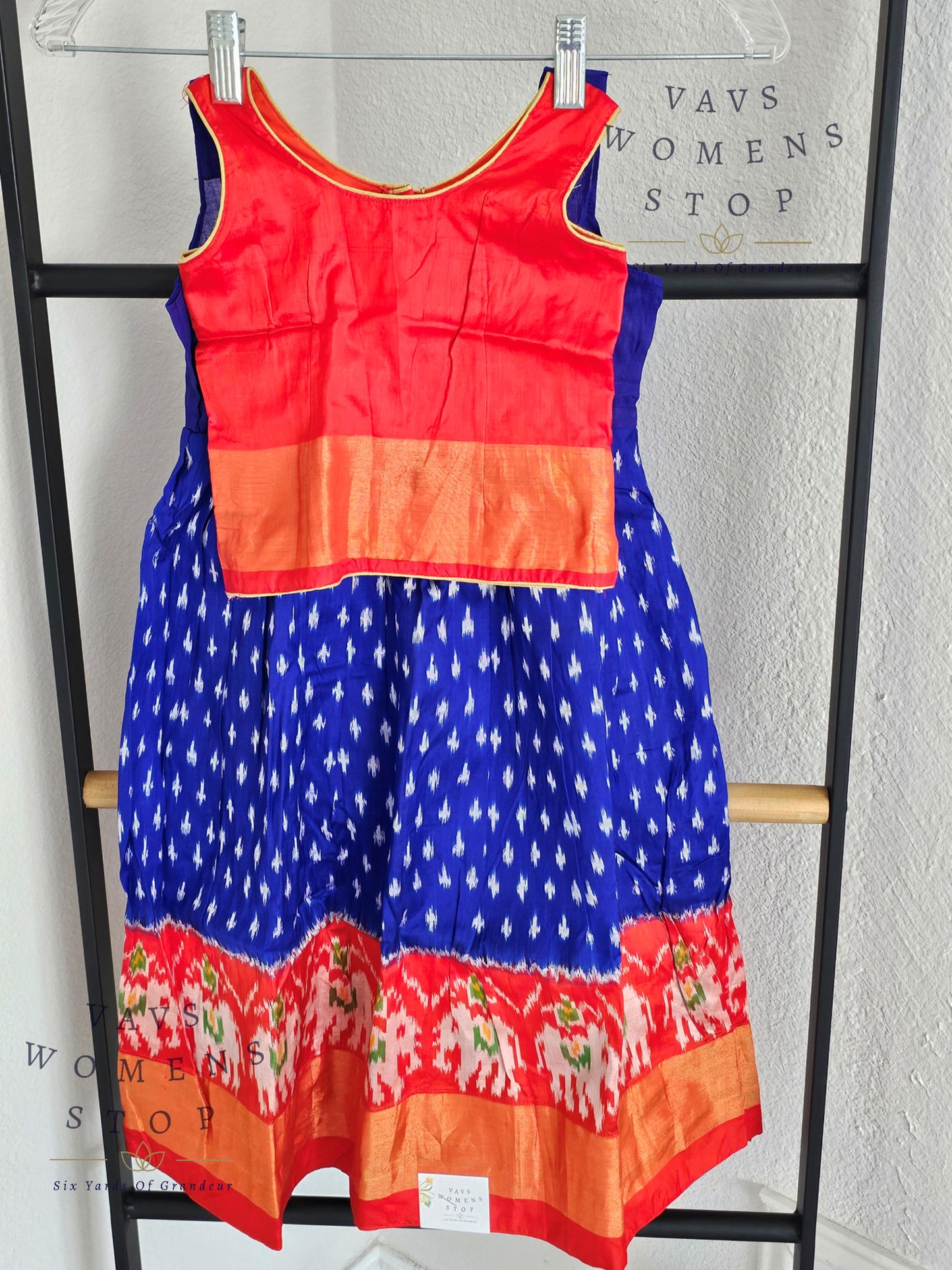 Pure Ikkat Silk Lehenga Blouse