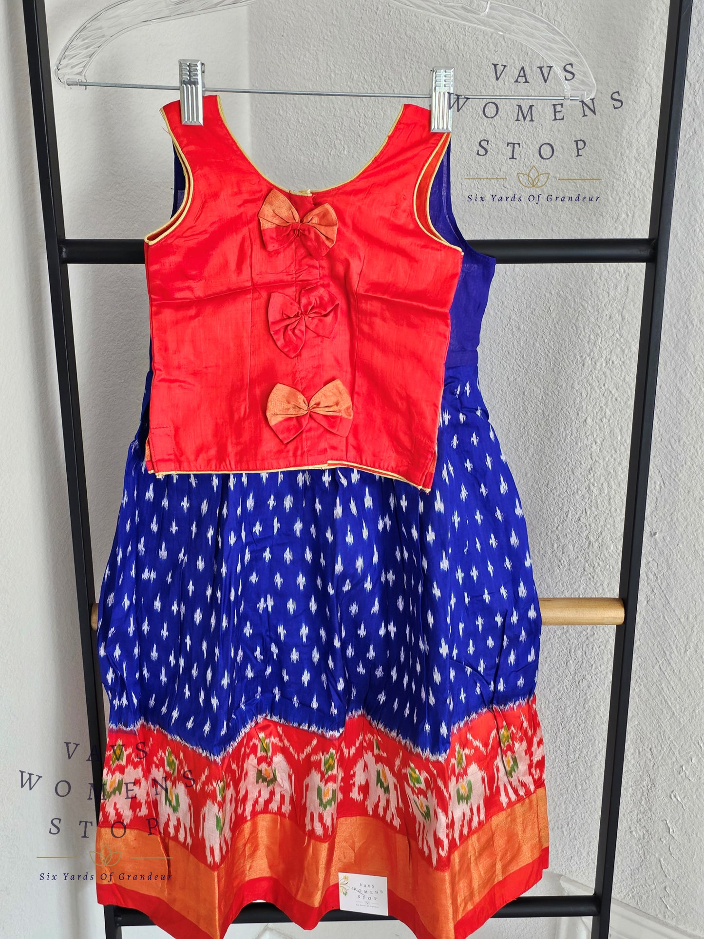 Pure Ikkat Silk Lehenga Blouse