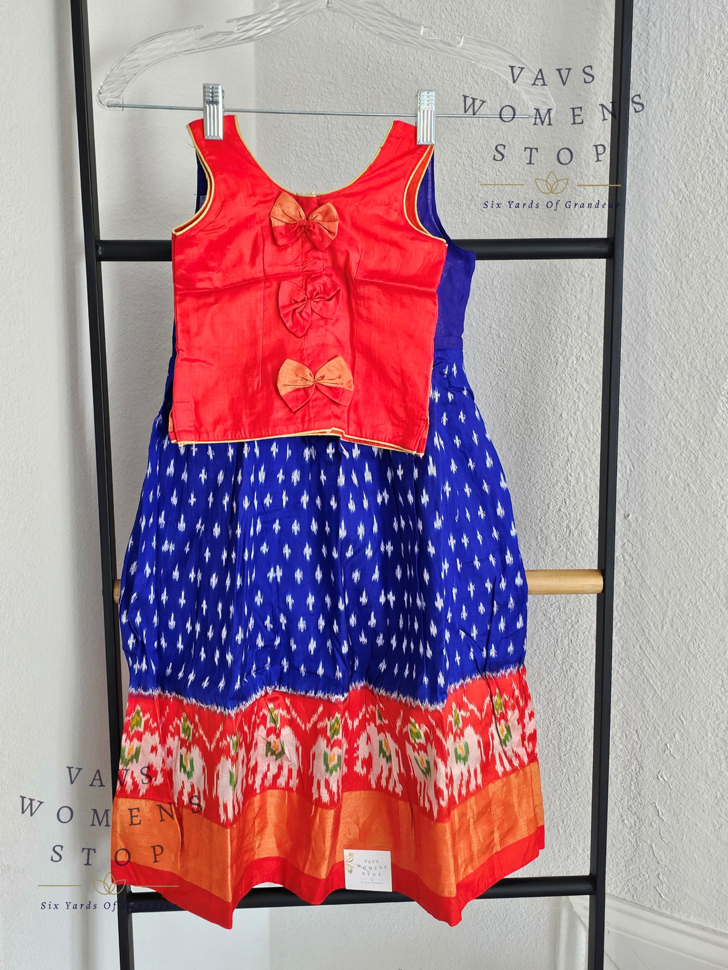Pure Ikkat Silk Lehenga Blouse