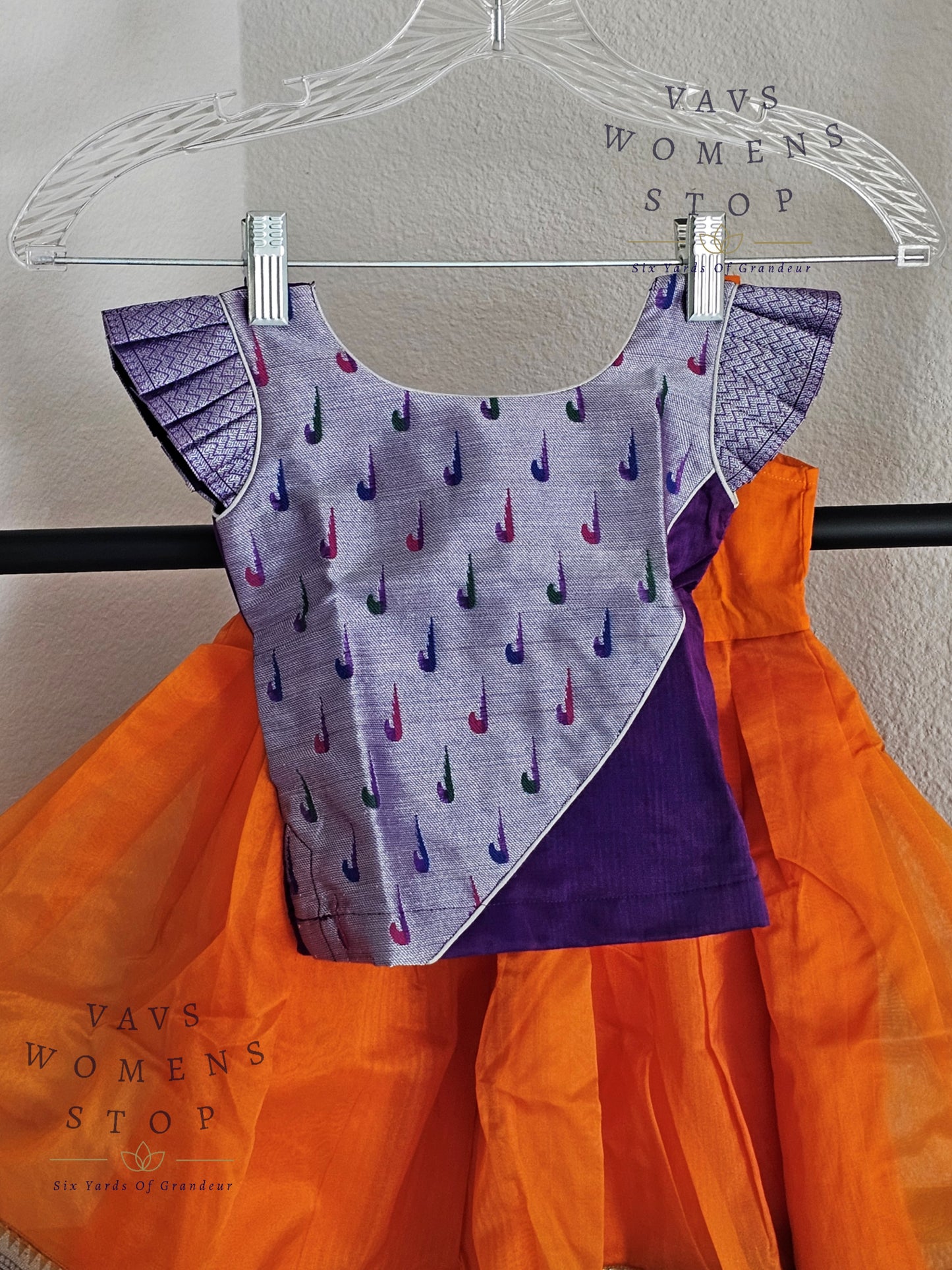Organza Paithani Lehenga Blouse