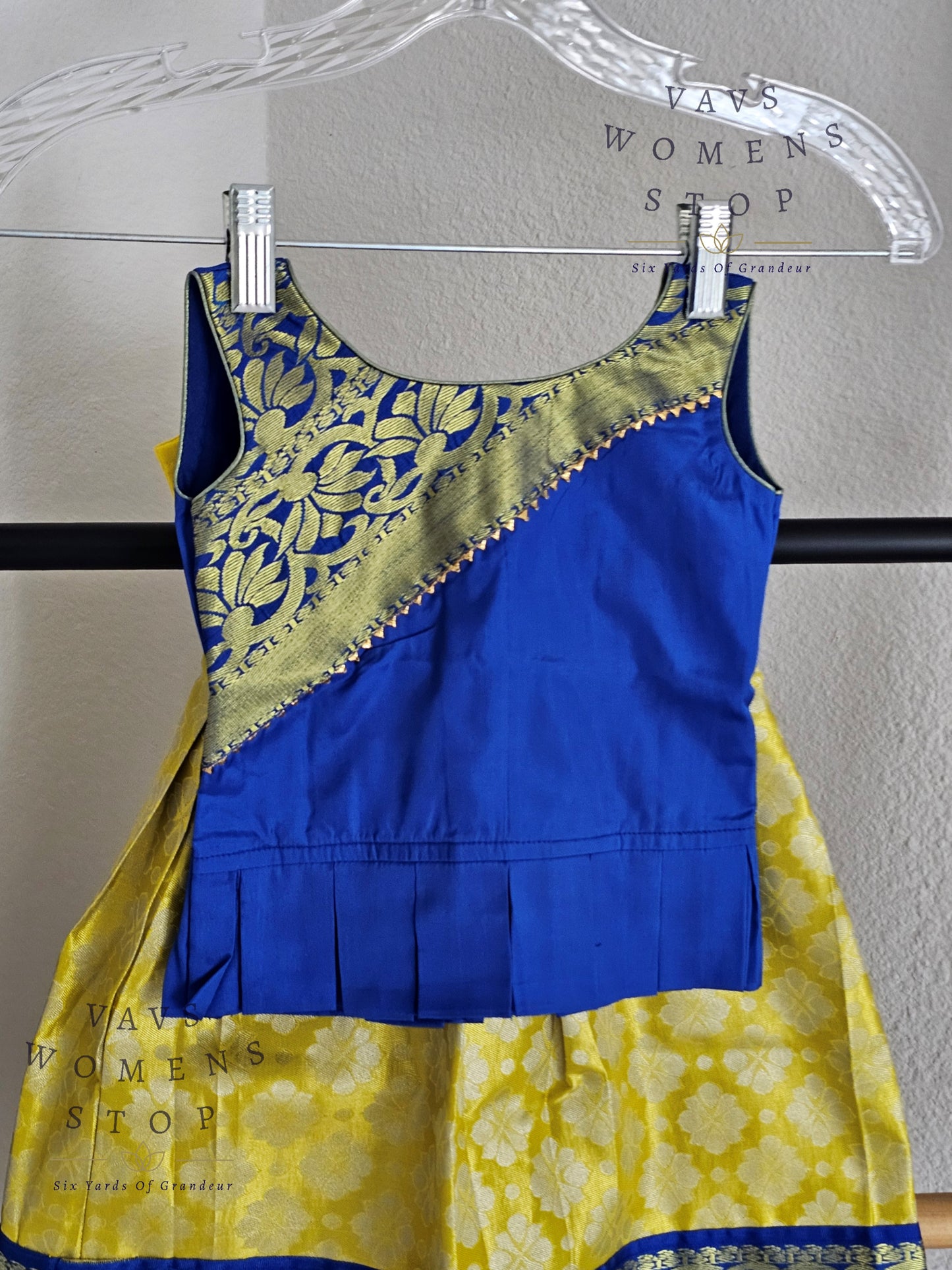 Kanchi Silk Lehenga/Langa Blouse