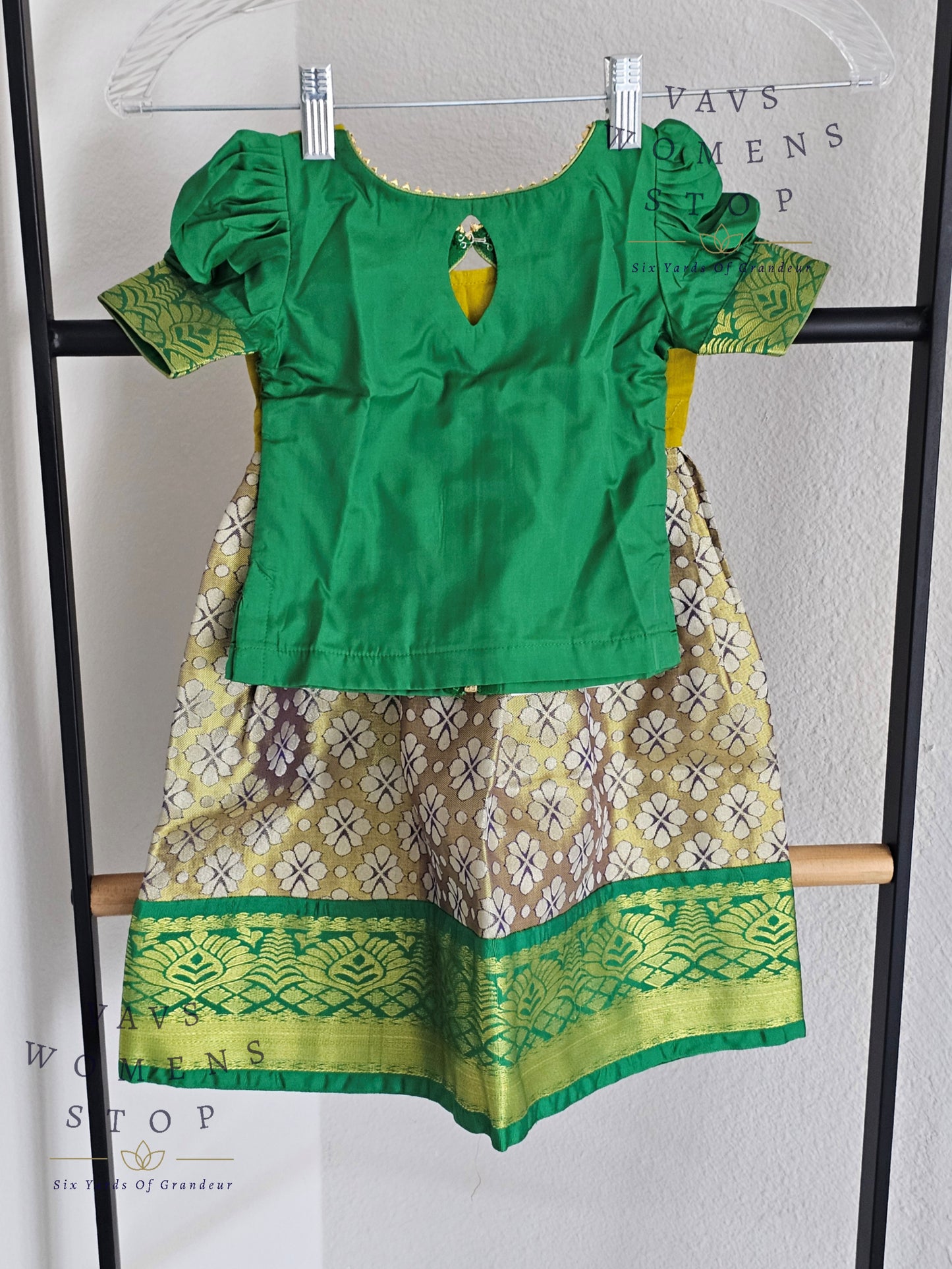 Kanchi Silk Lehenga/Langa Blouse