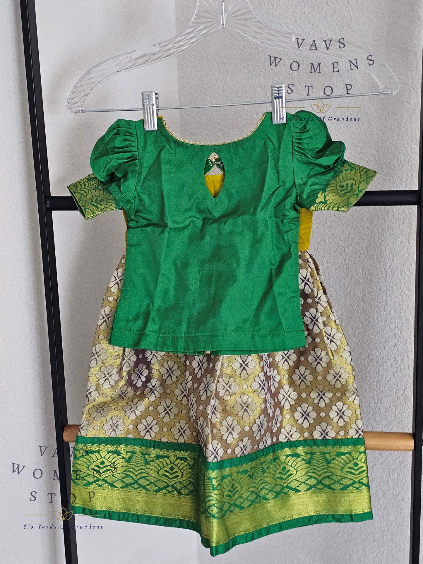 Kanchi Silk Lehenga/Langa Blouse
