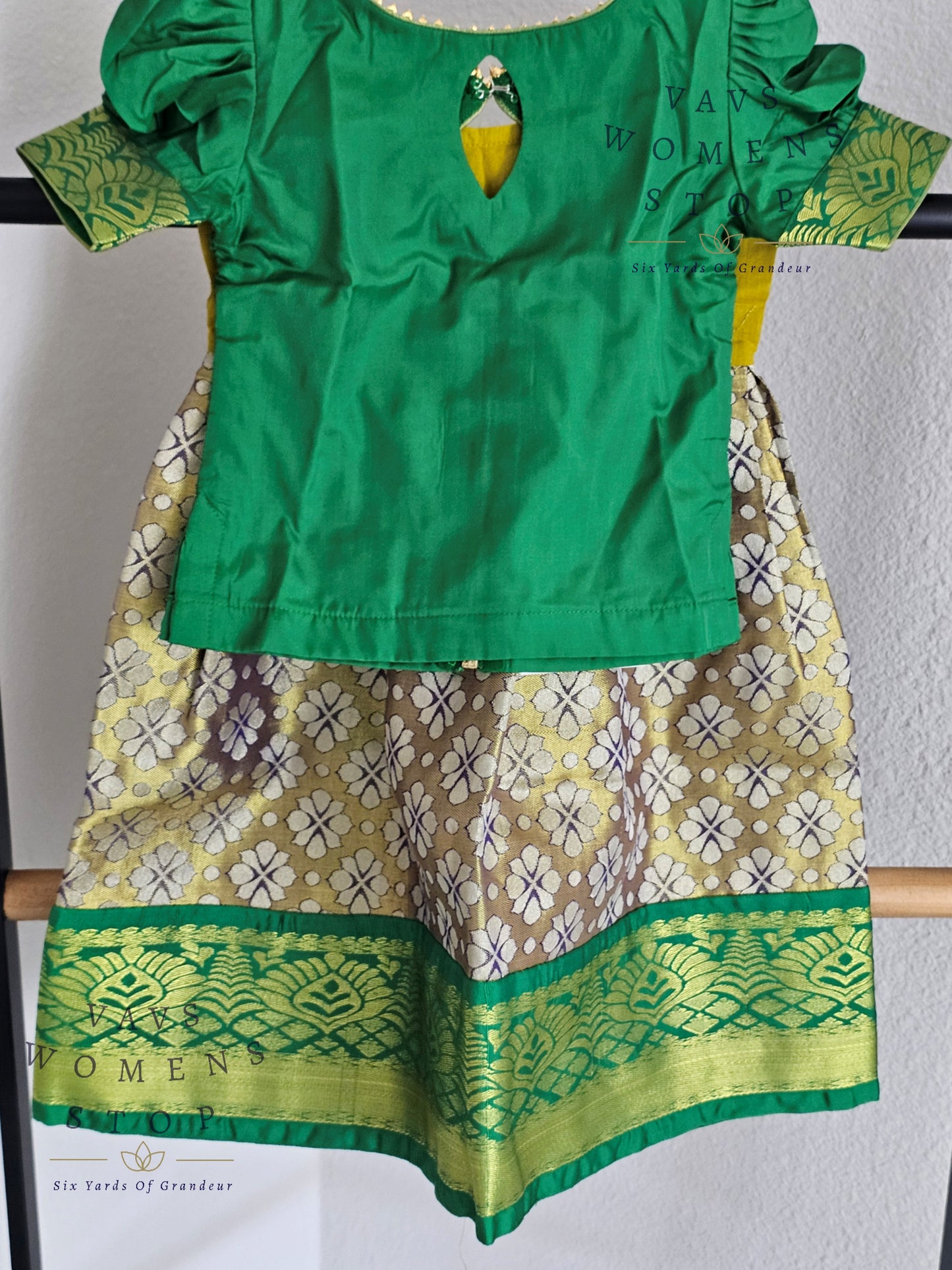 Kanchi Silk Lehenga/Langa Blouse